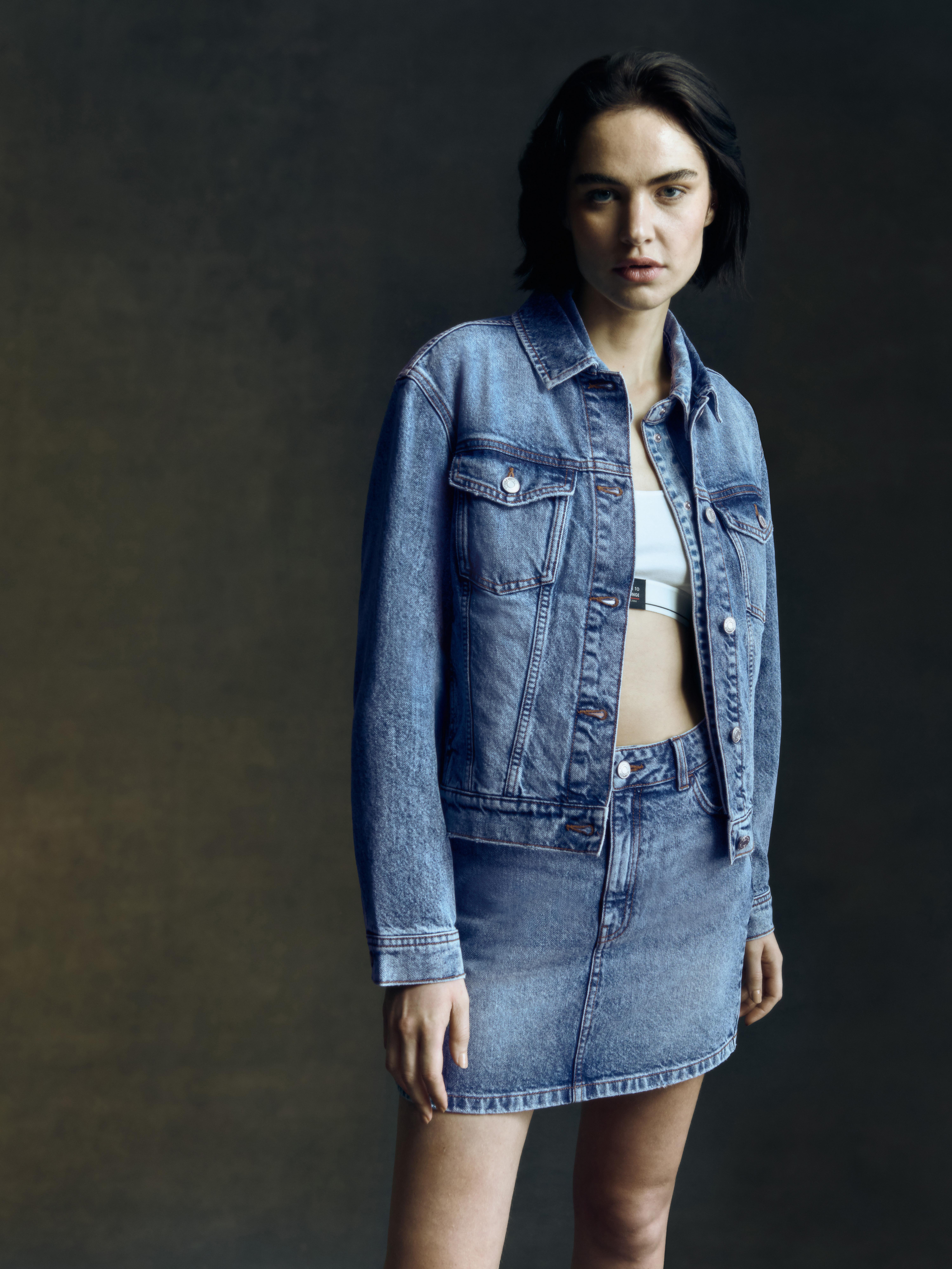 Distressed Denim Jacket