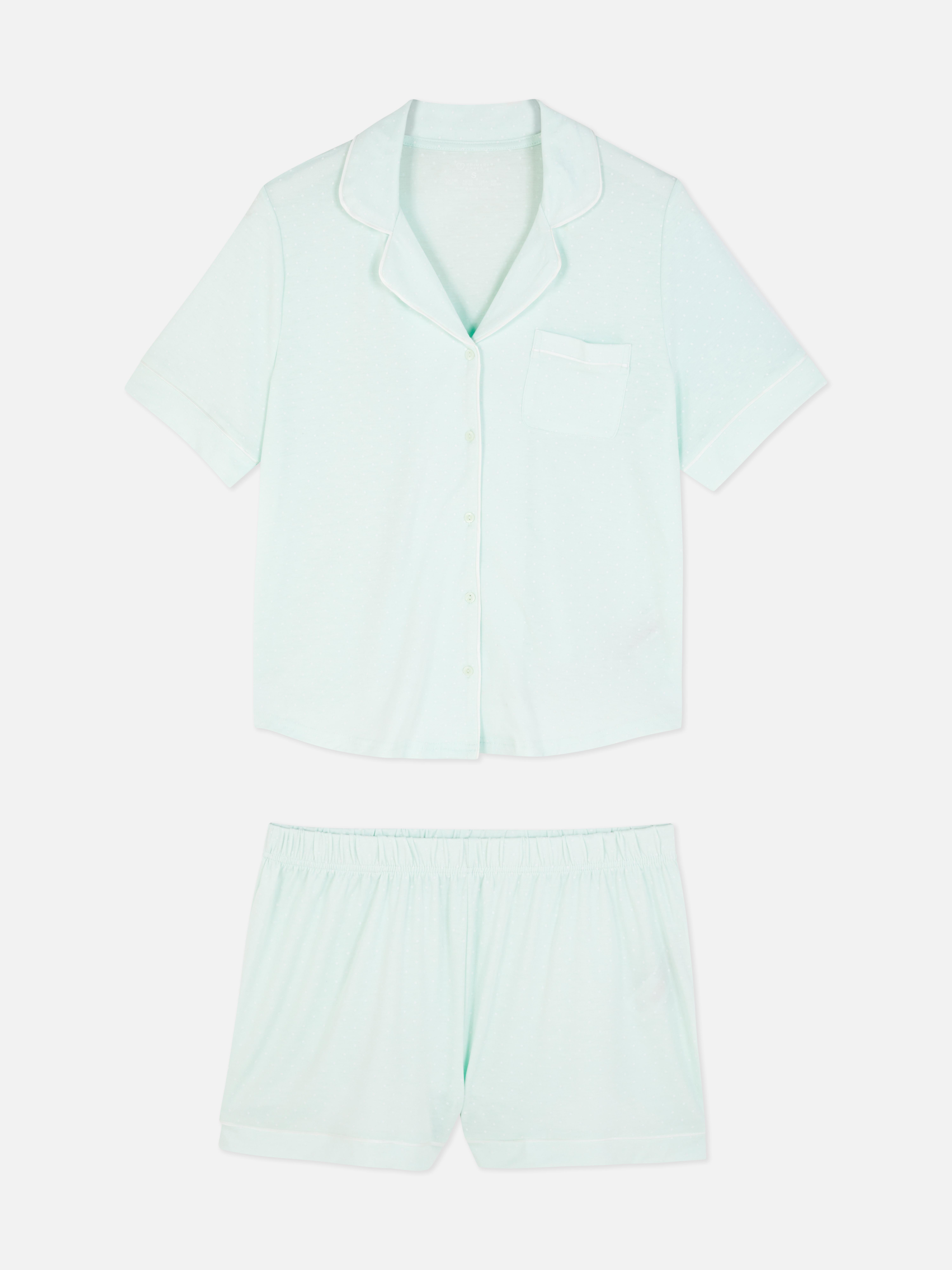 Printed Boyfriend Short Pyjama Set