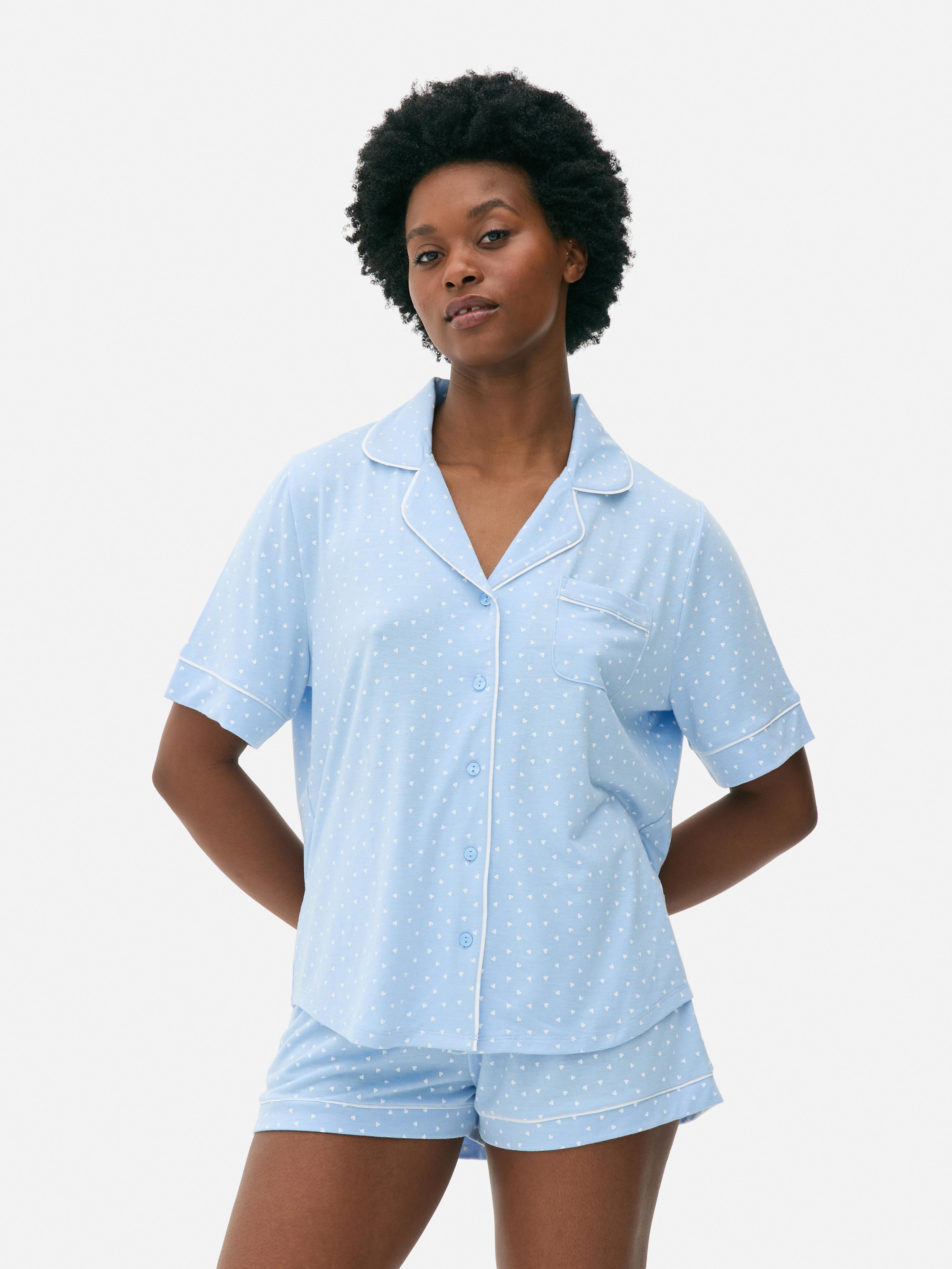 Printed Jersey Short Pyjamas