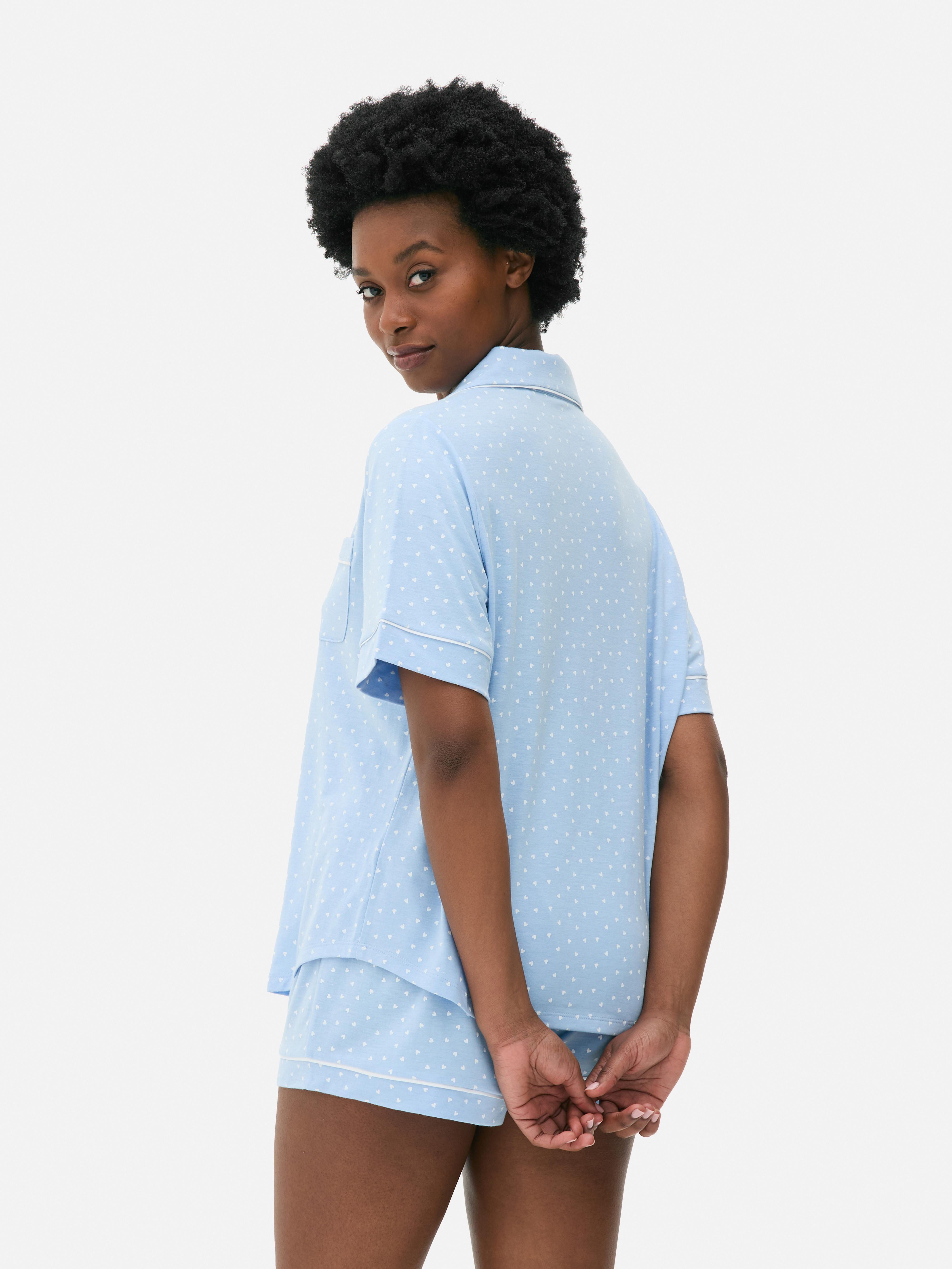 Printed Jersey Short Pyjamas