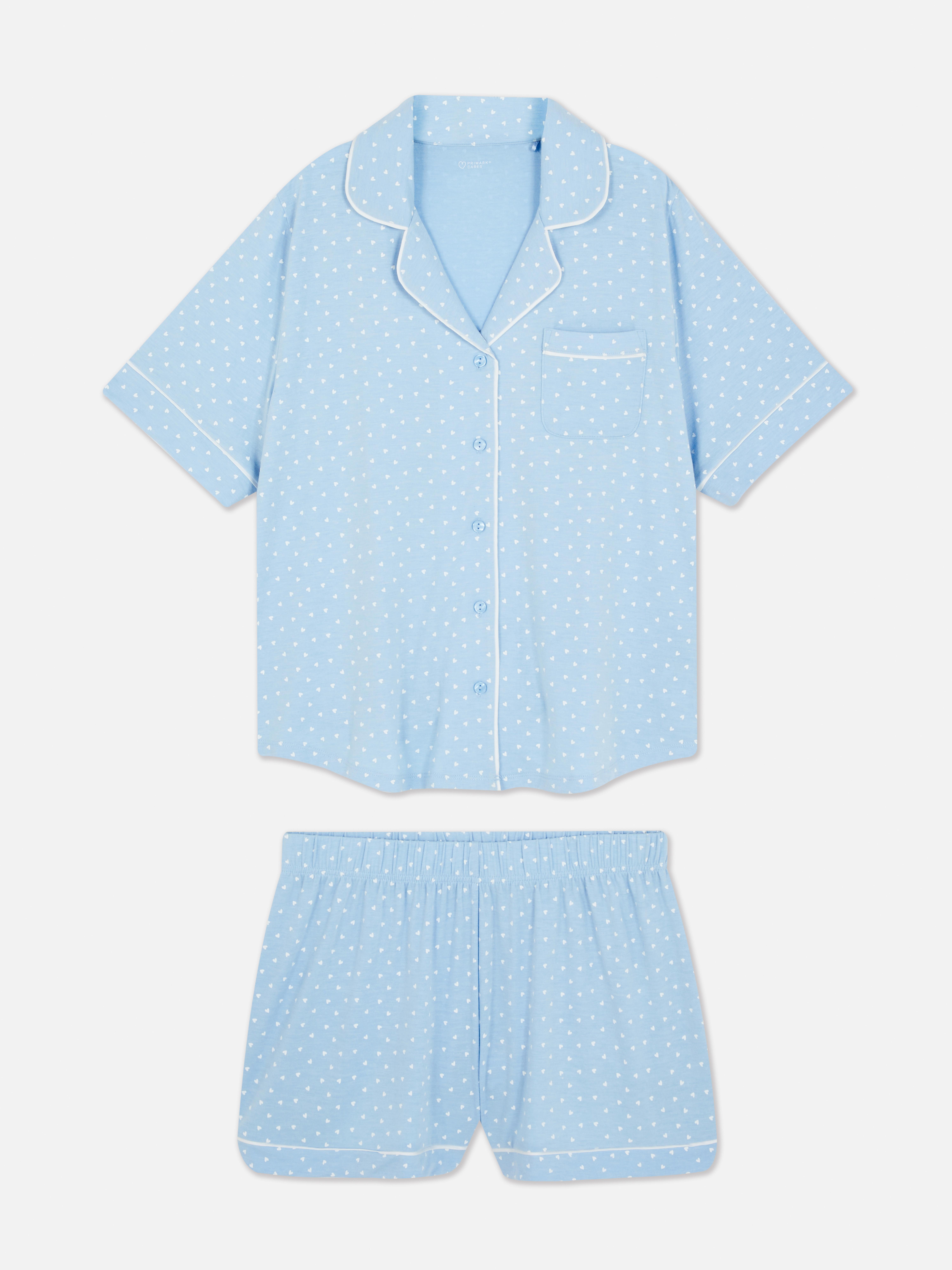 Printed Jersey Short Pyjamas