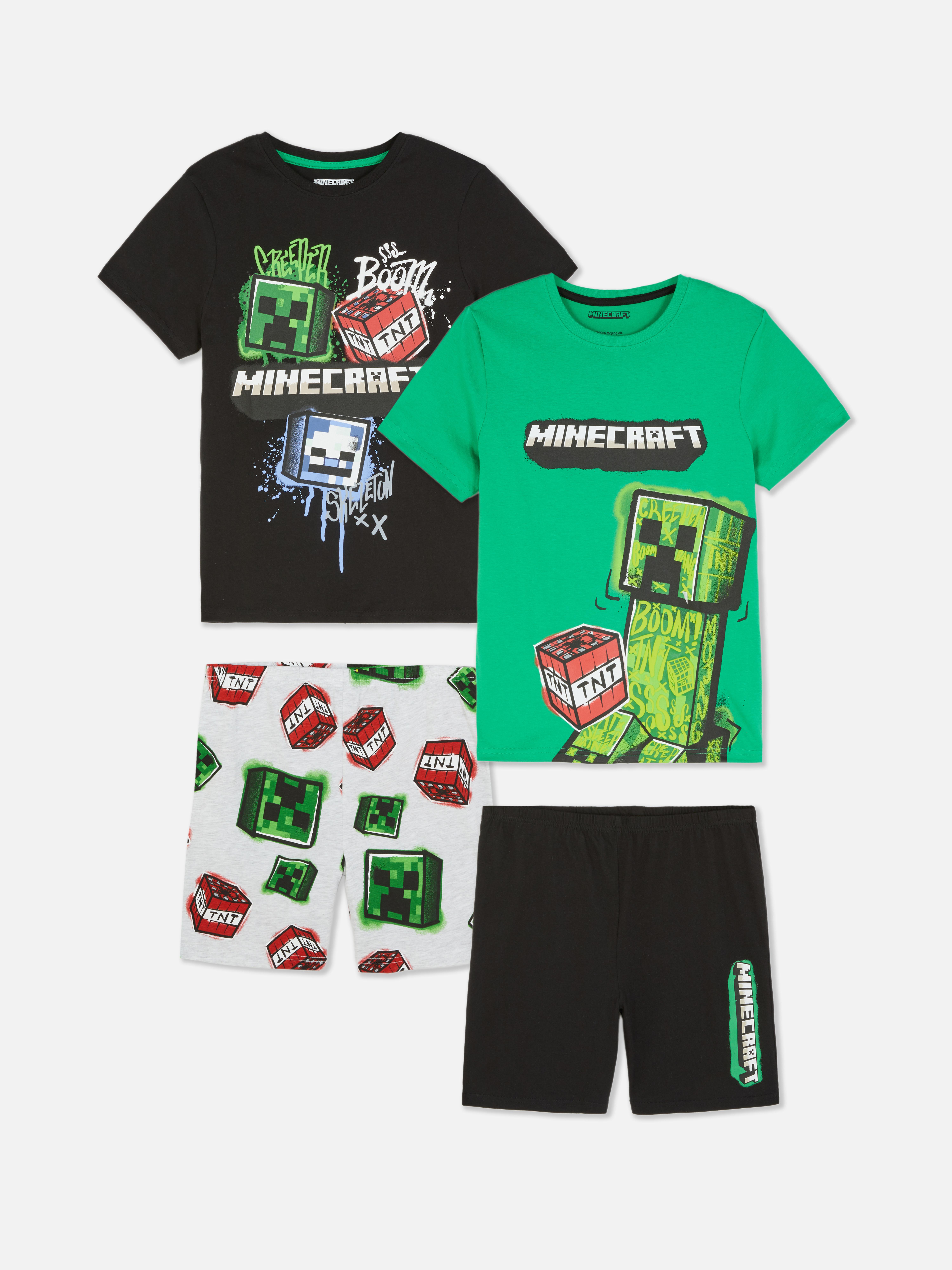 2pk Minecraft Short Pyjamas