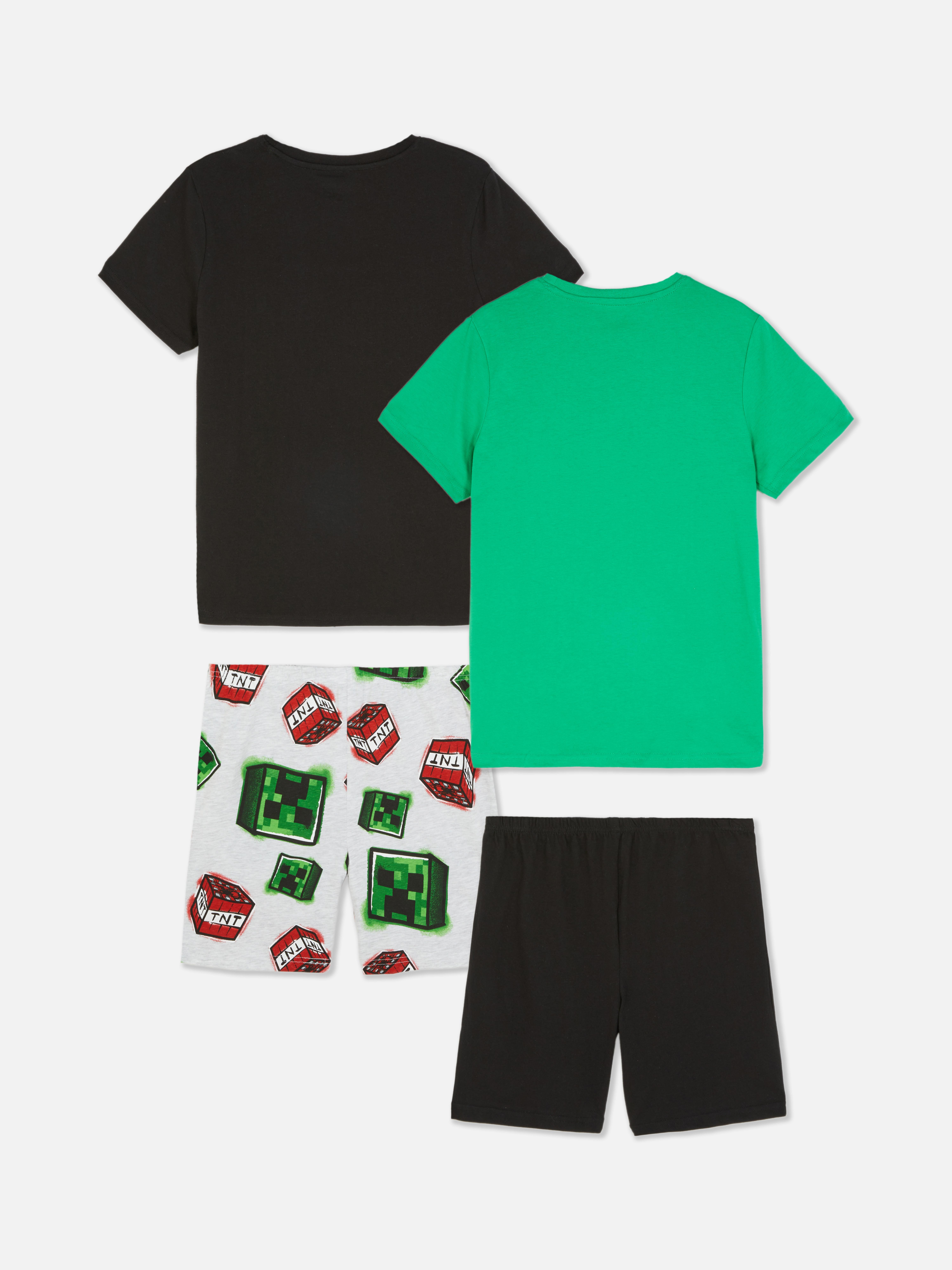 Pack 2 pijamas calções Minecraft
