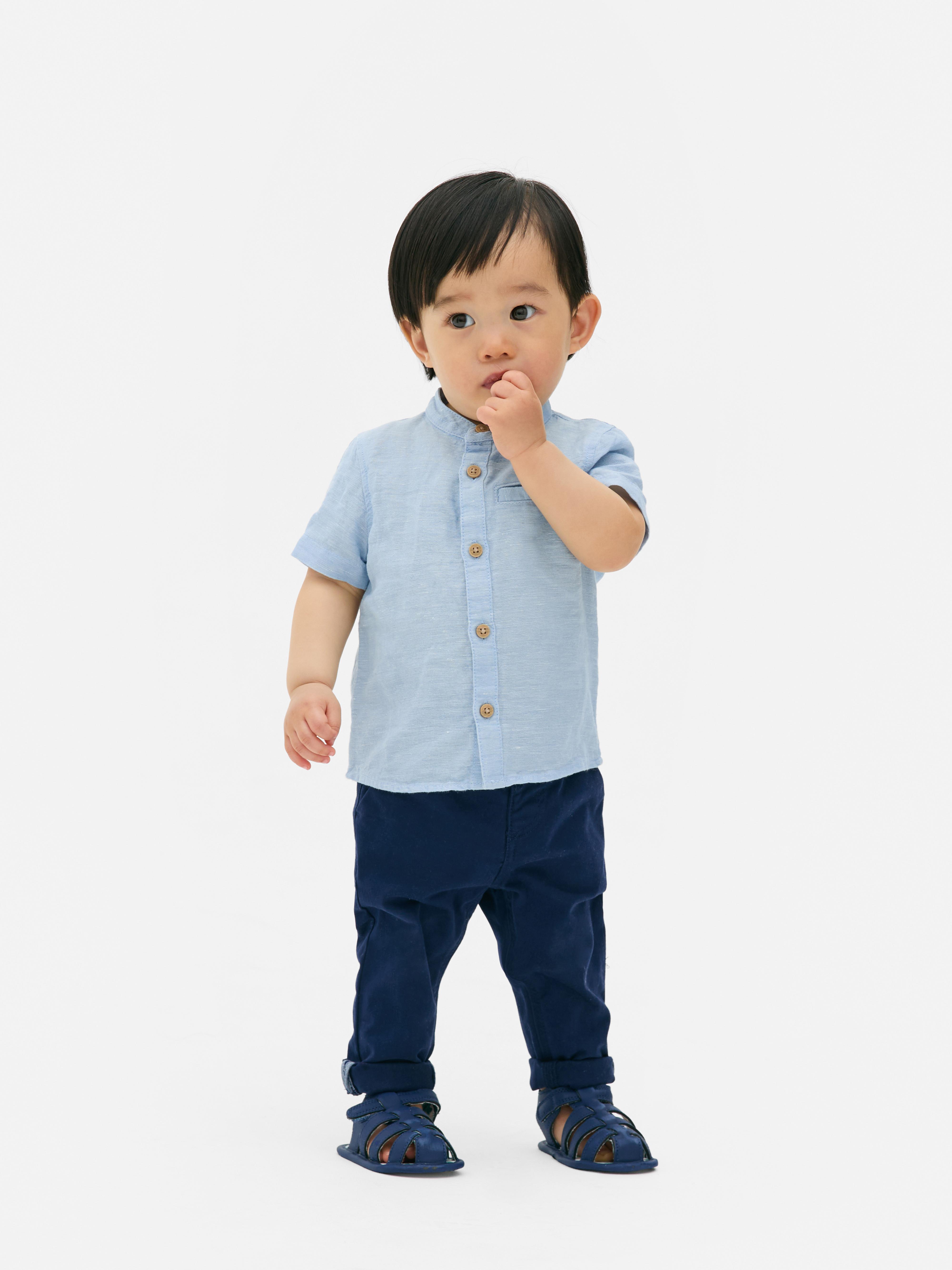 Camisa manga curta botões