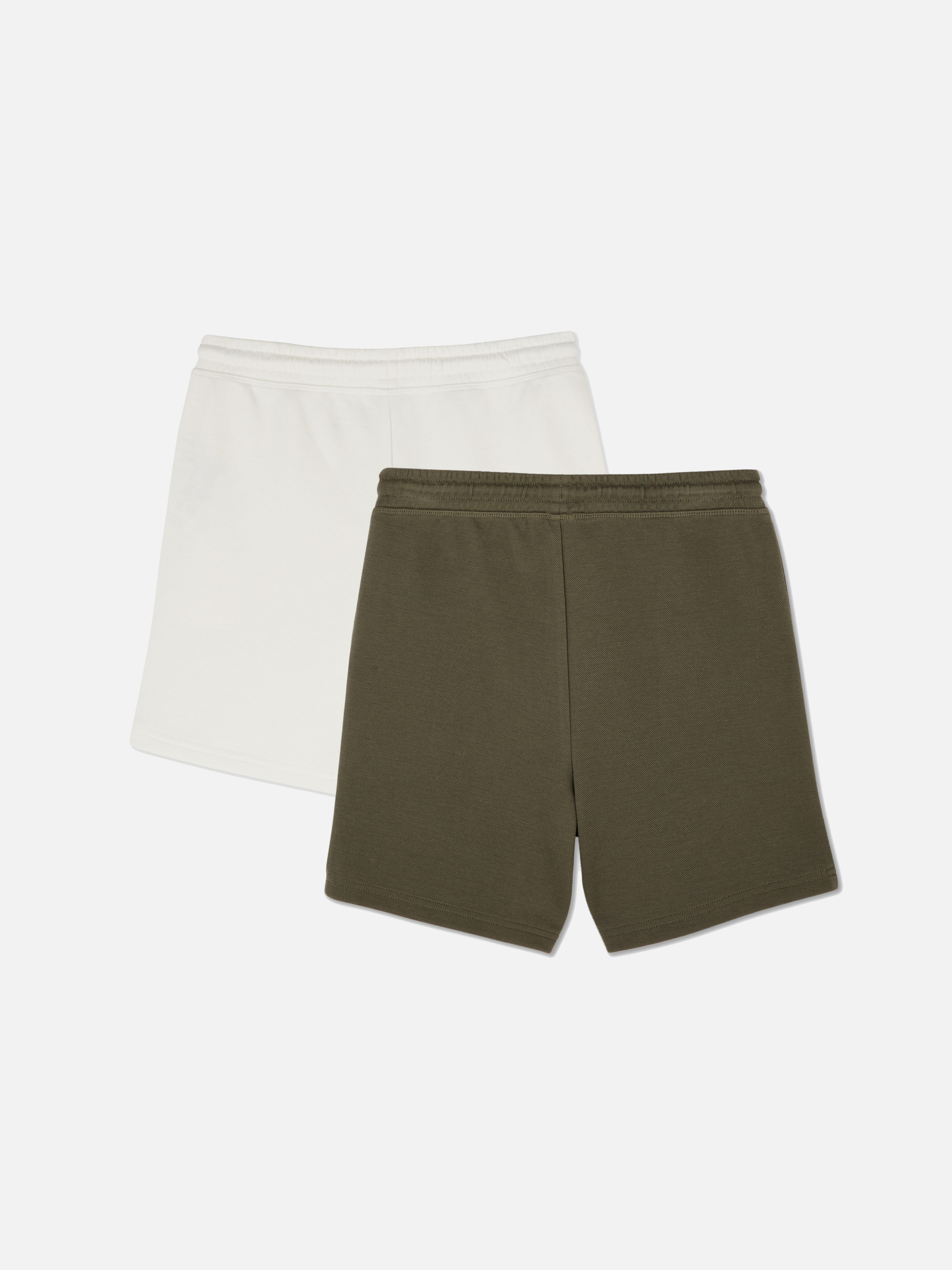 Elastische shorts, set van 2