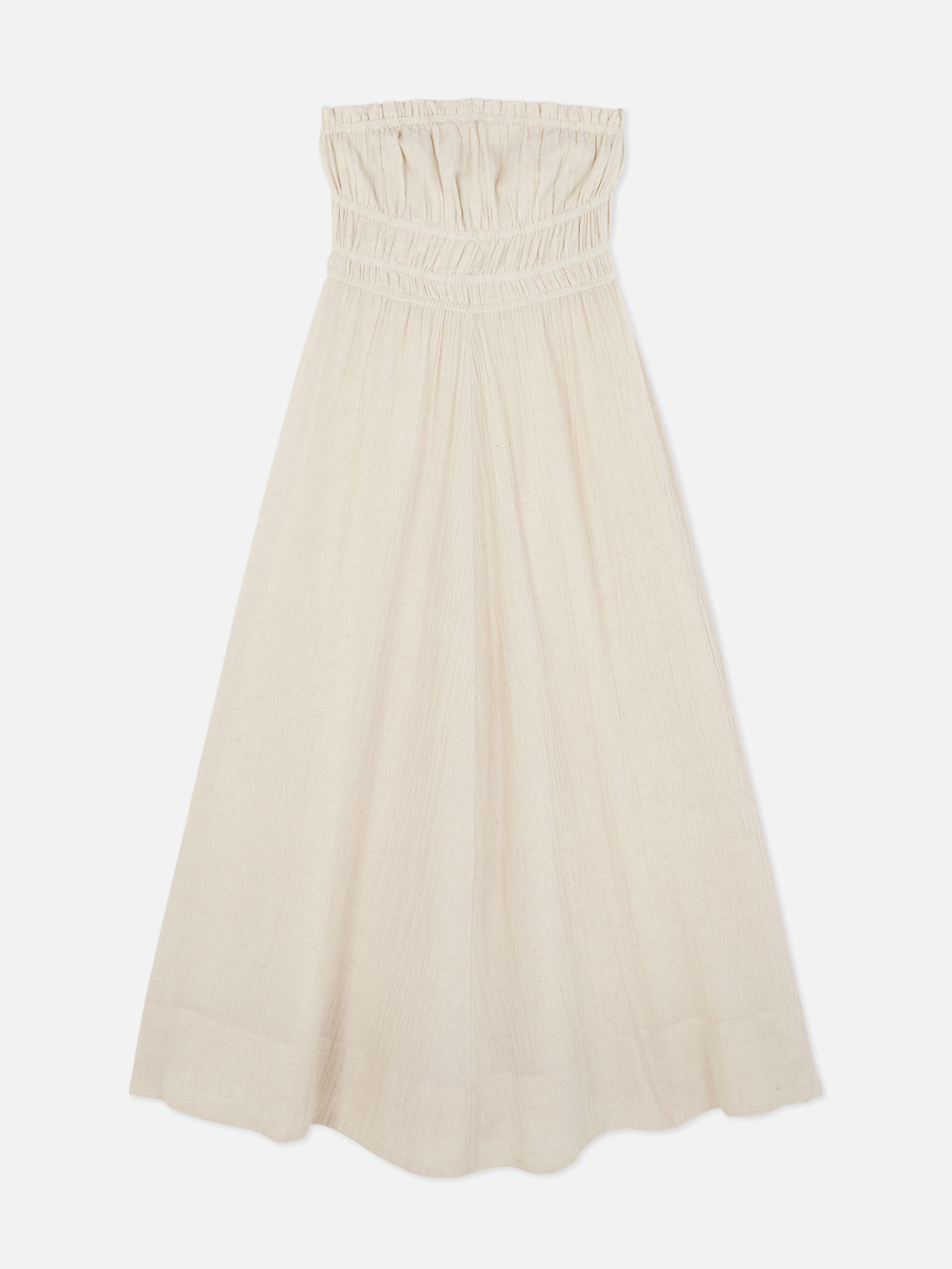 Strapless Midi Dress