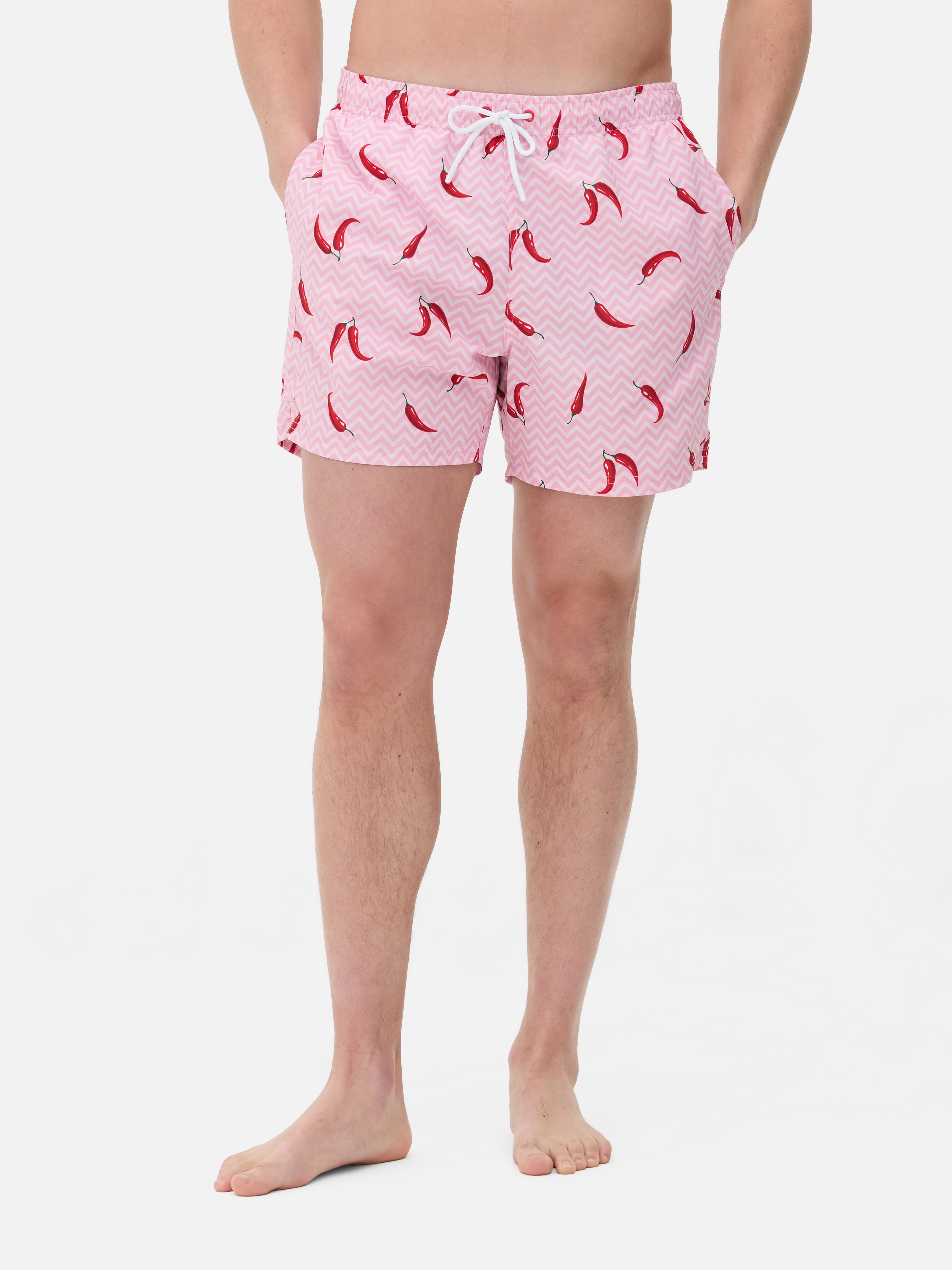 Bañador con estampado de chiles