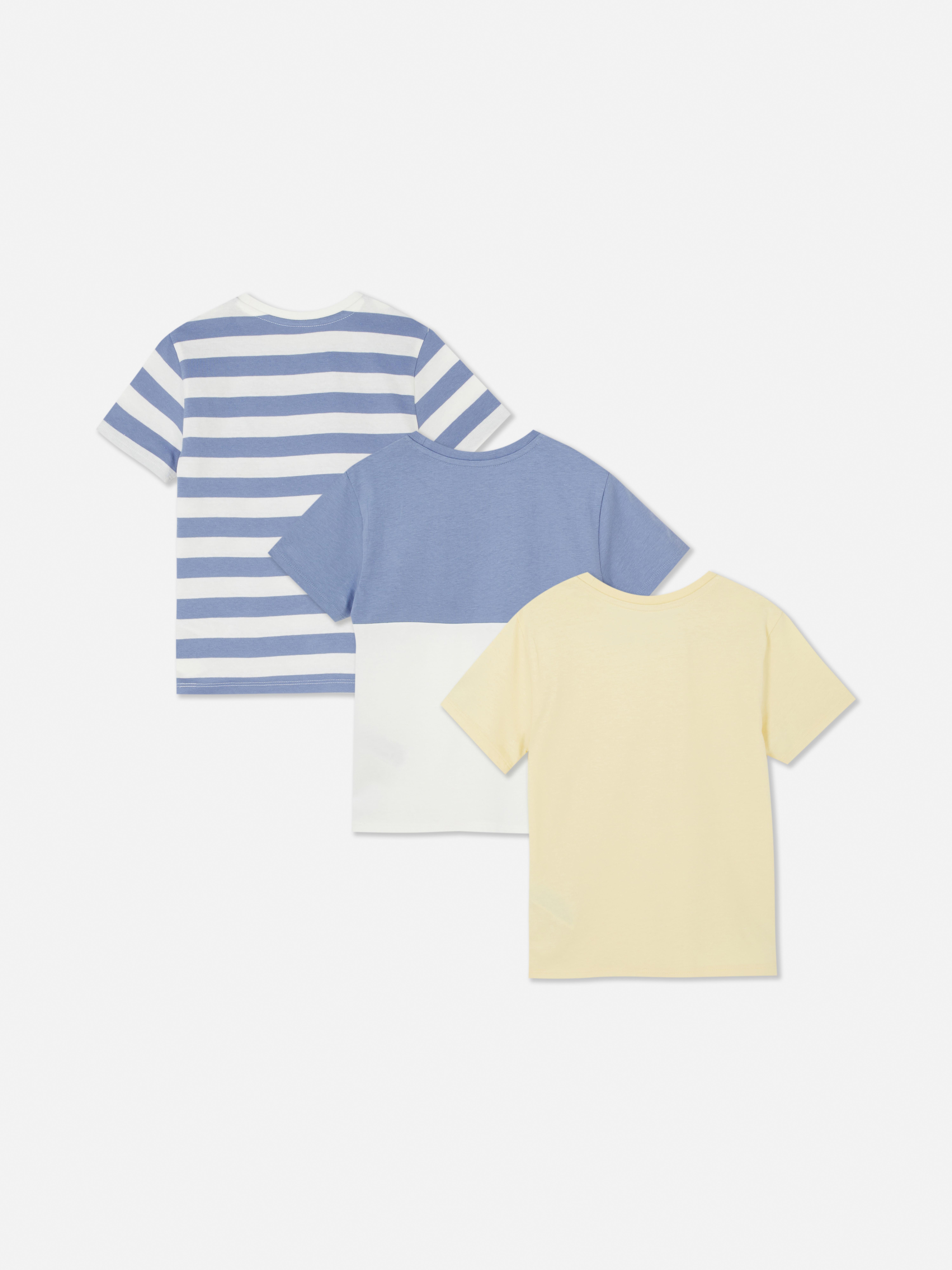 Lot de 3 t-shirts à manches courtes
