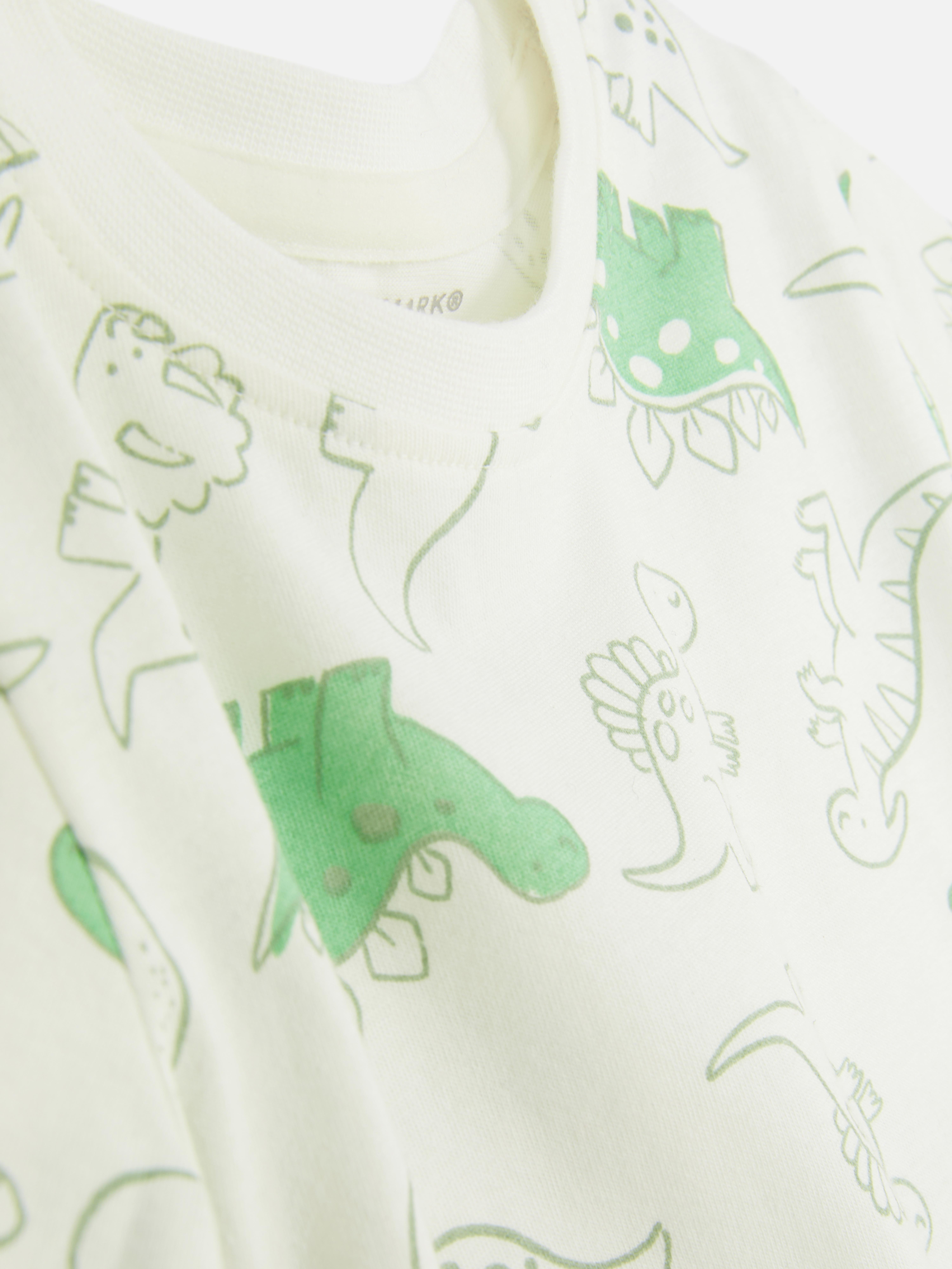 T-shirt manga curta estampado