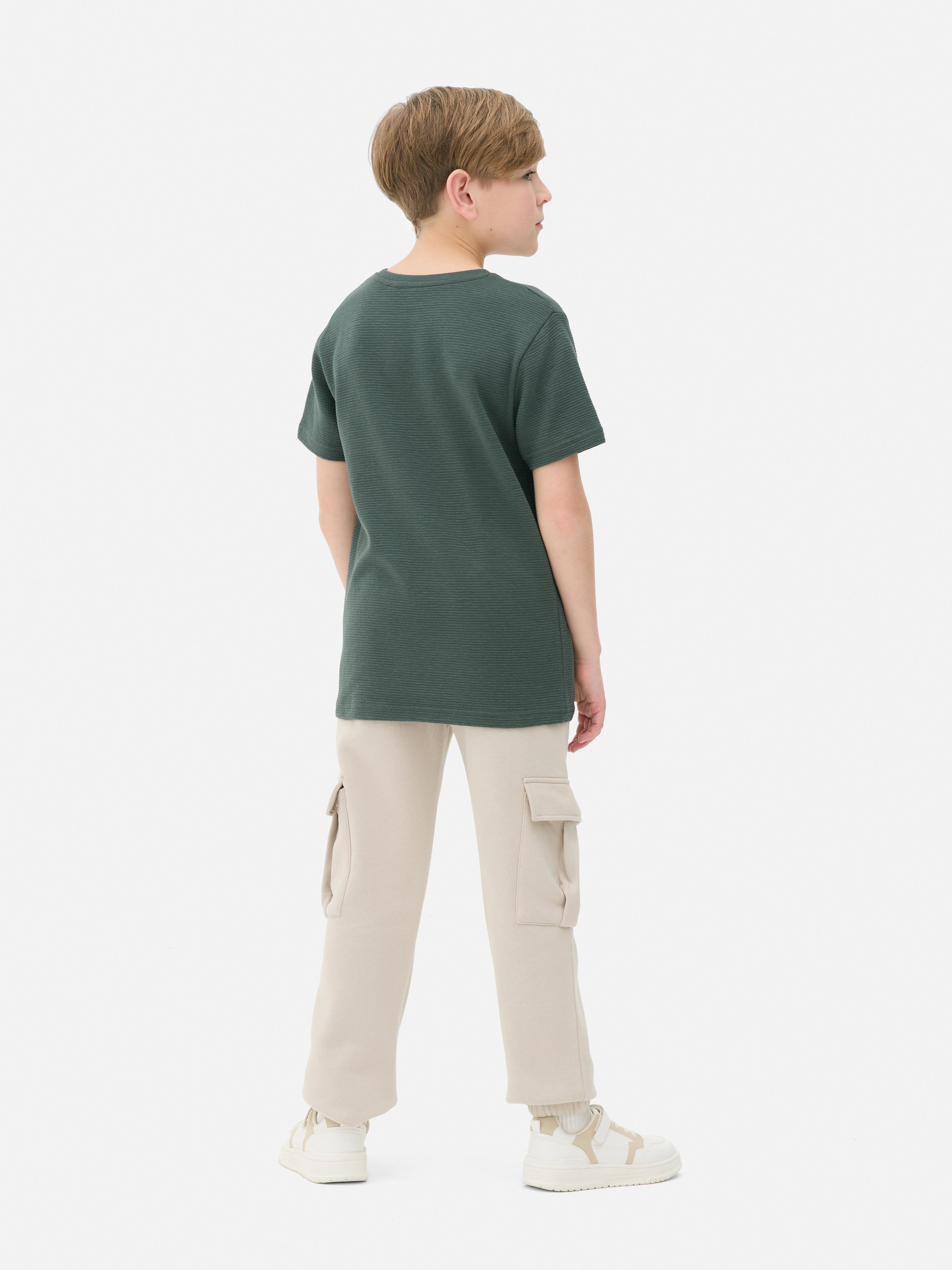 T-shirt met Ottomaanse textuur