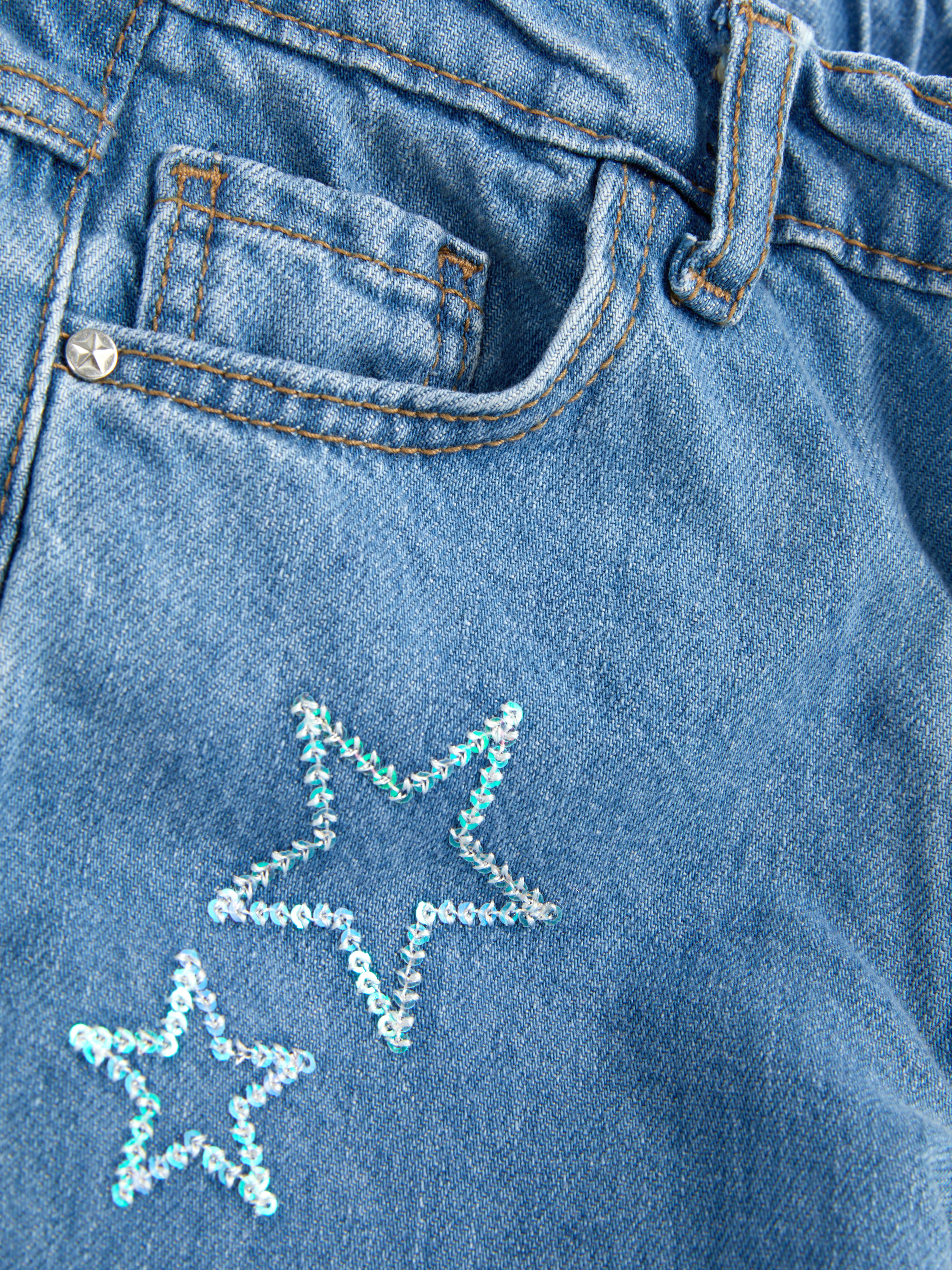 Star Sequin Jeans