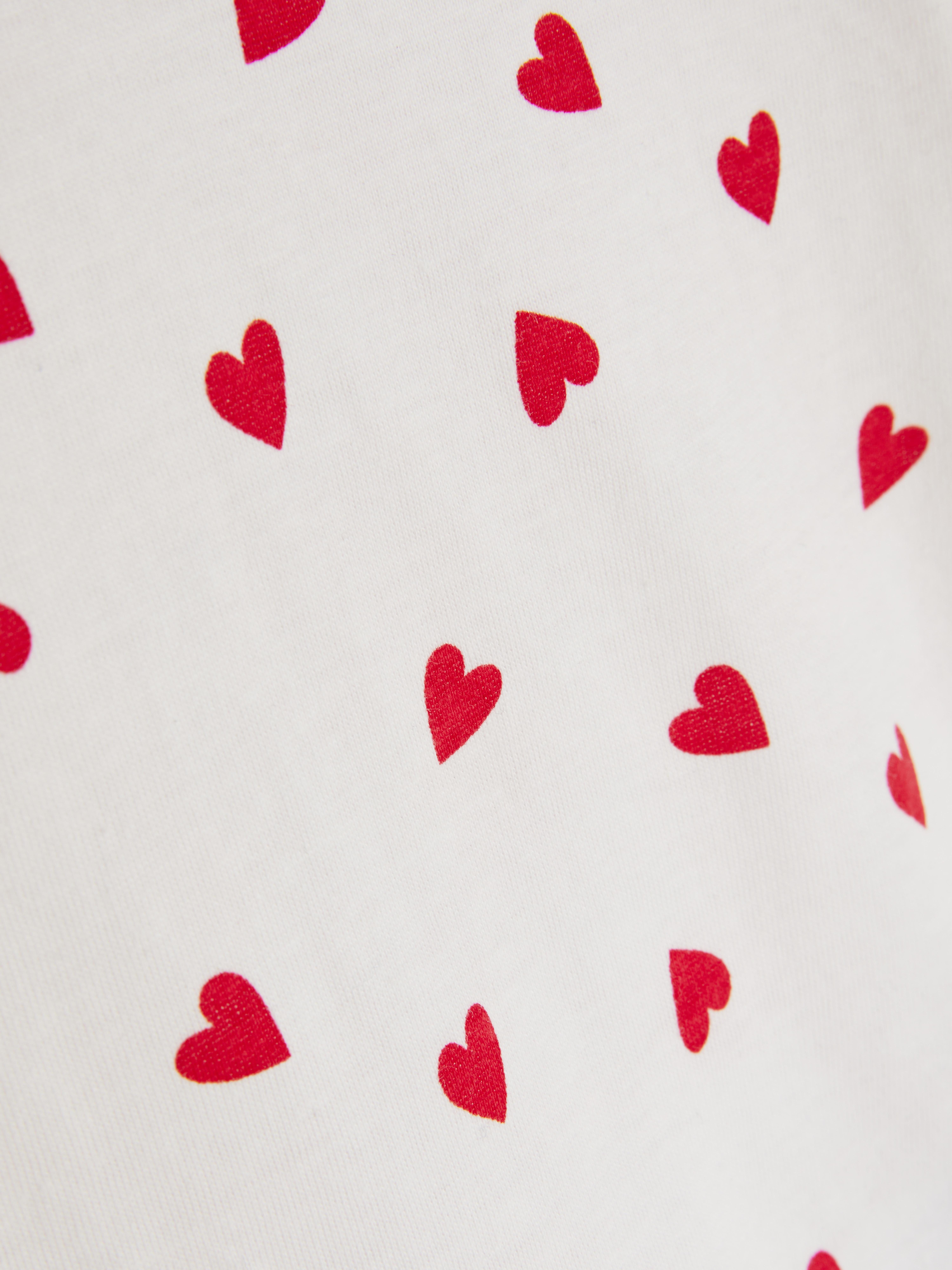 Tricou cu imprimeu cu inimioară