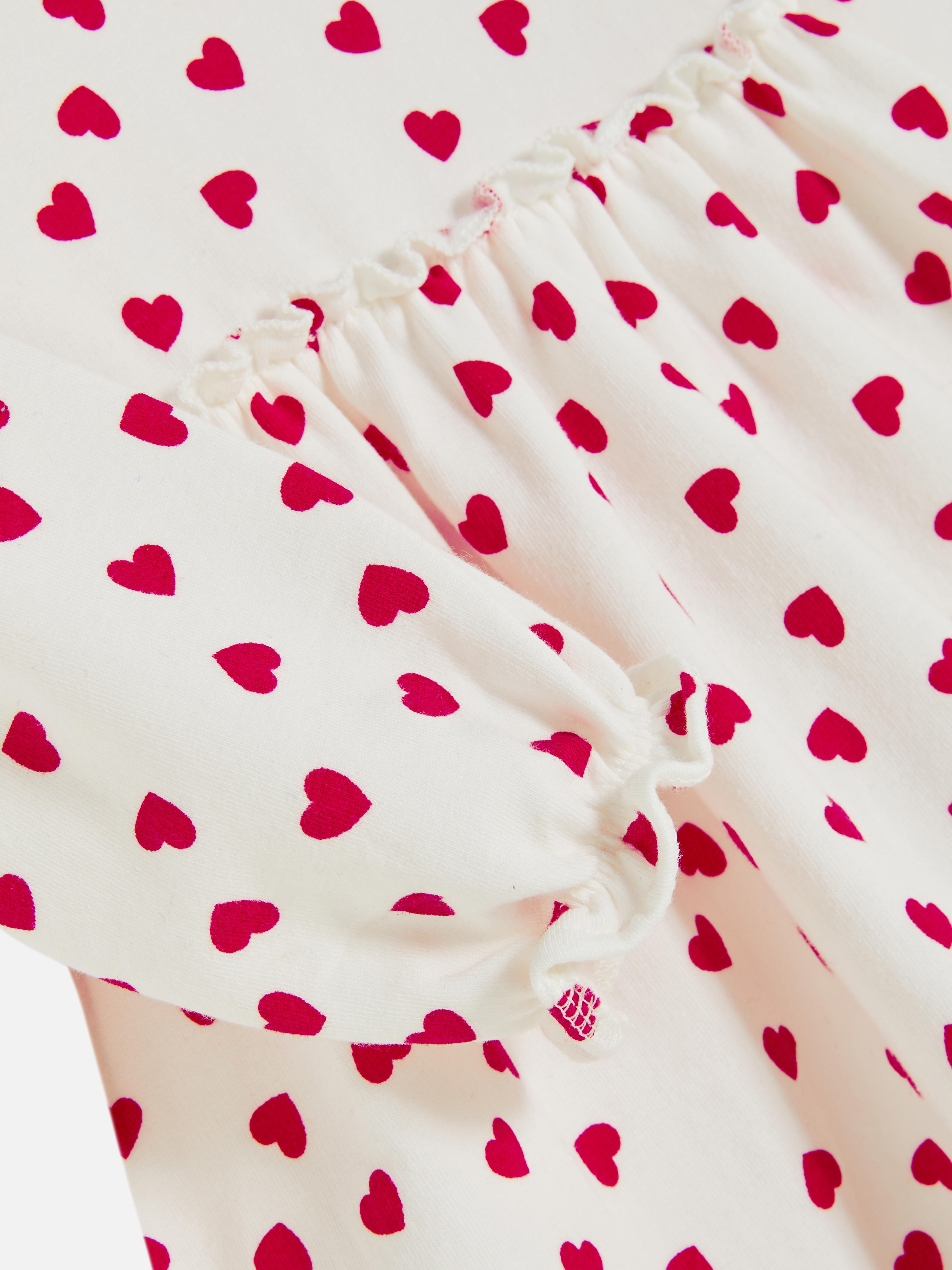 Robe sweat-shirt cœur