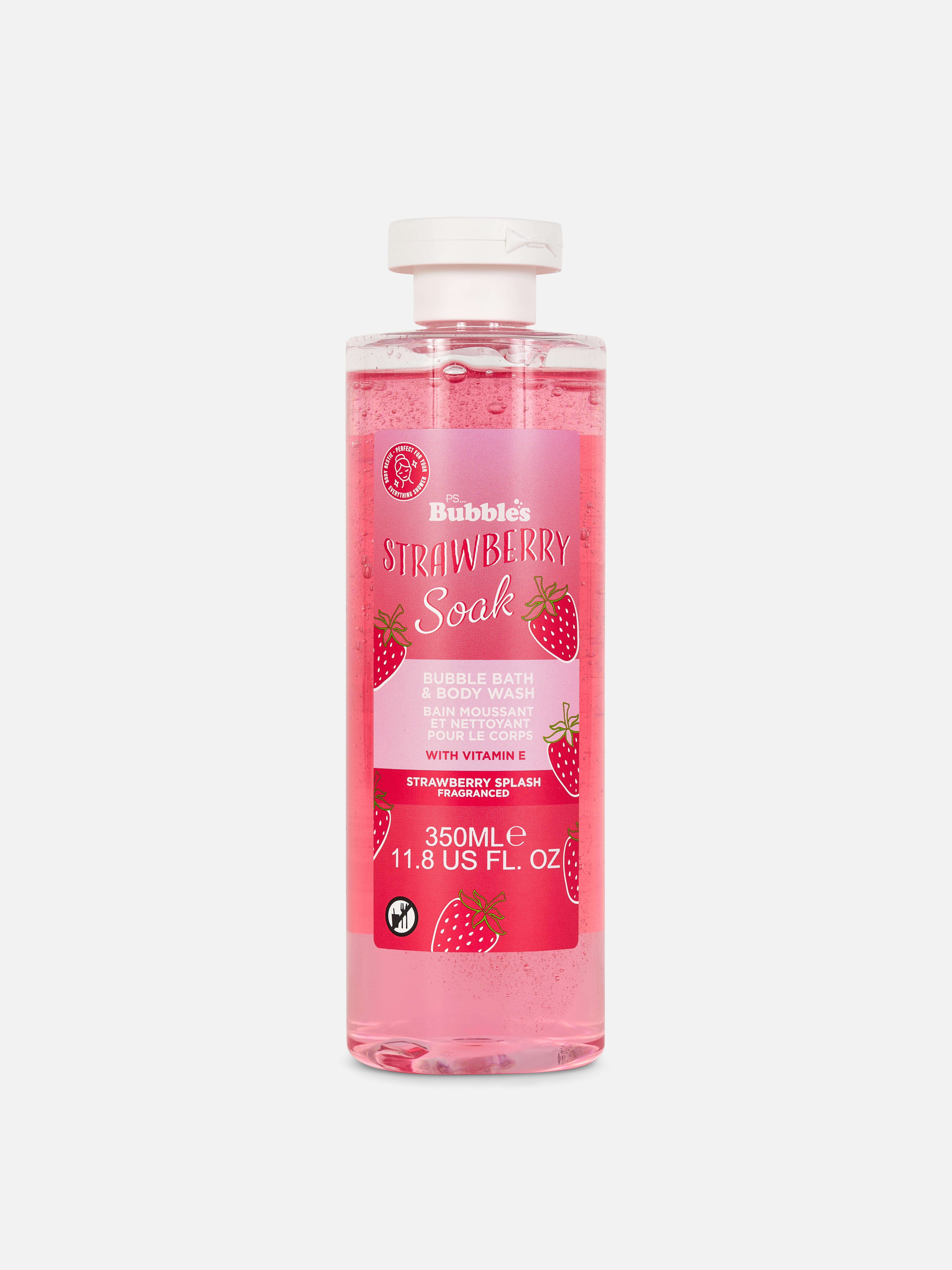 PS... Bubbles 2-in-1-Bad- und Duschgel mit Erdbeerduft