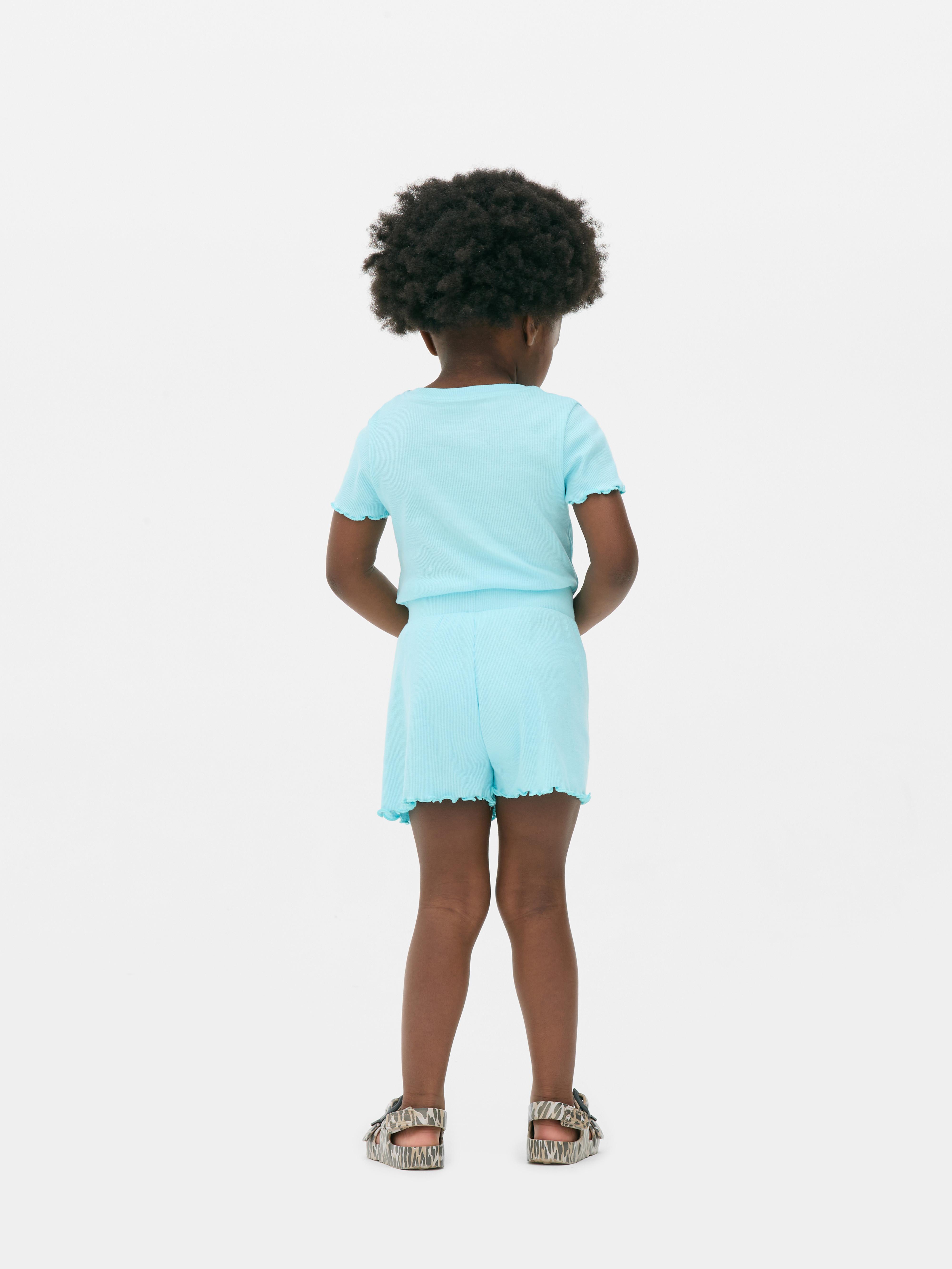 Geribde zomershort