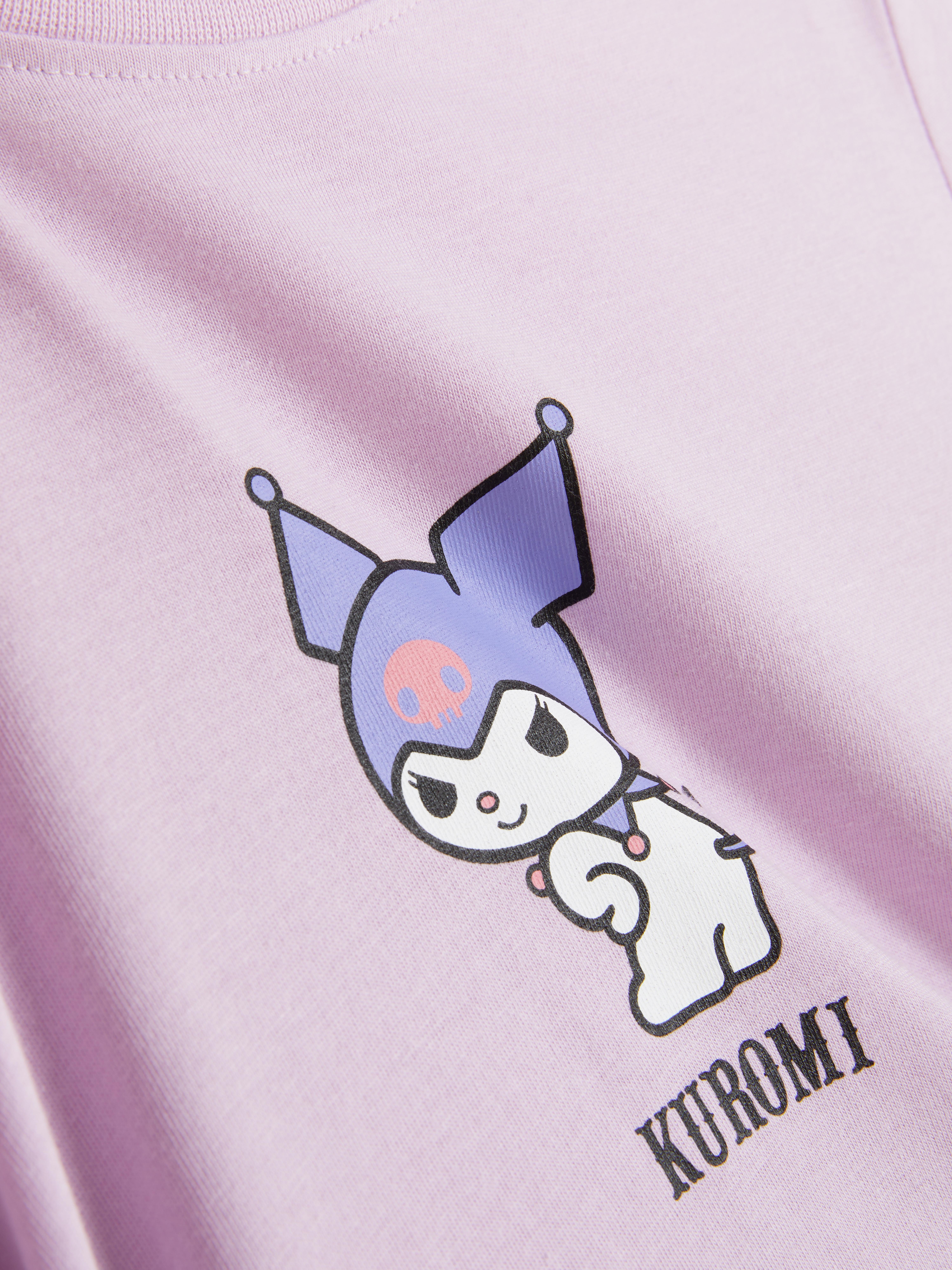 „Hello Kitty Kuromi“ T-Shirt mit Grafik