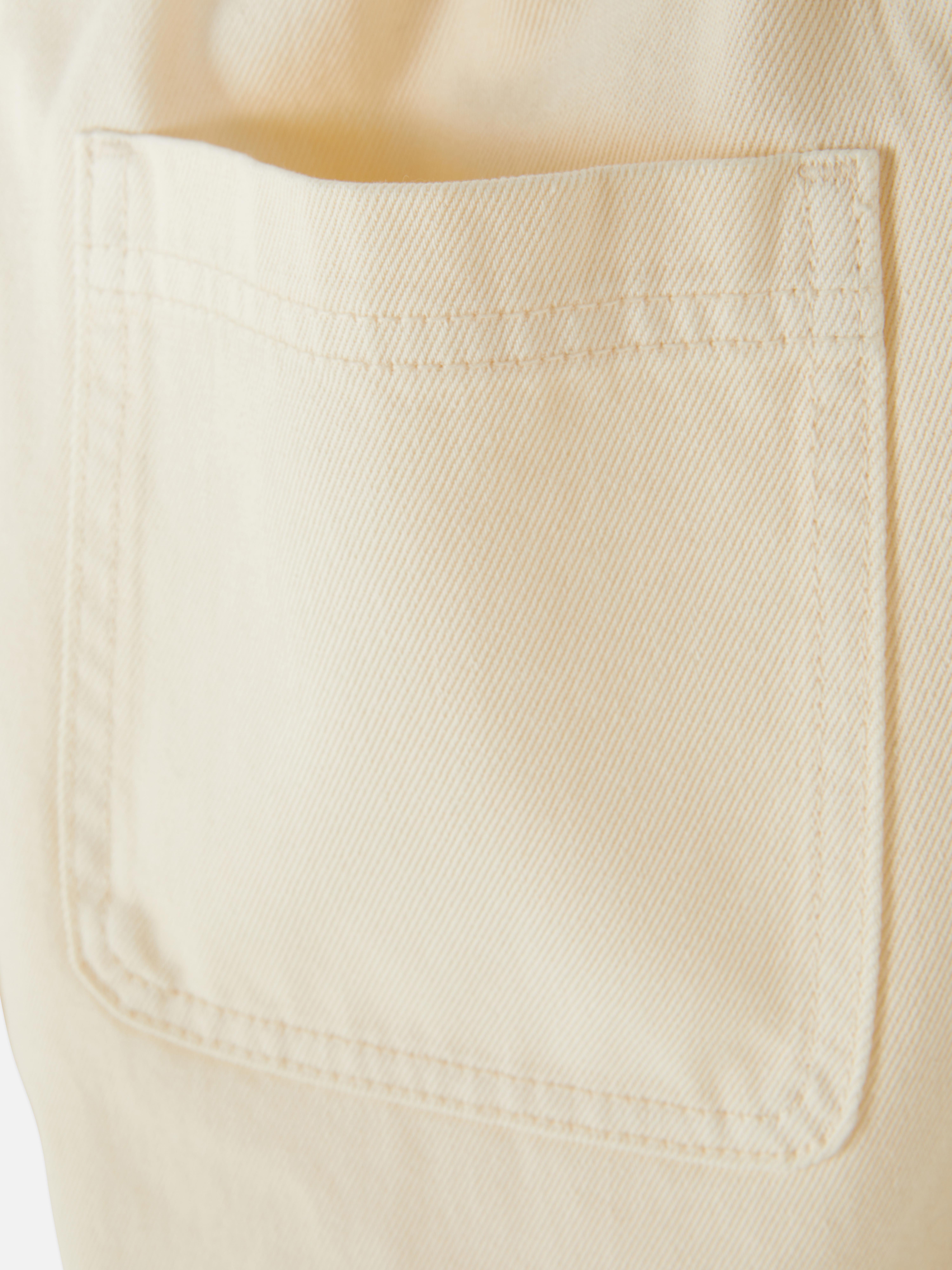 Bavlněné kalhoty typu paperbag
