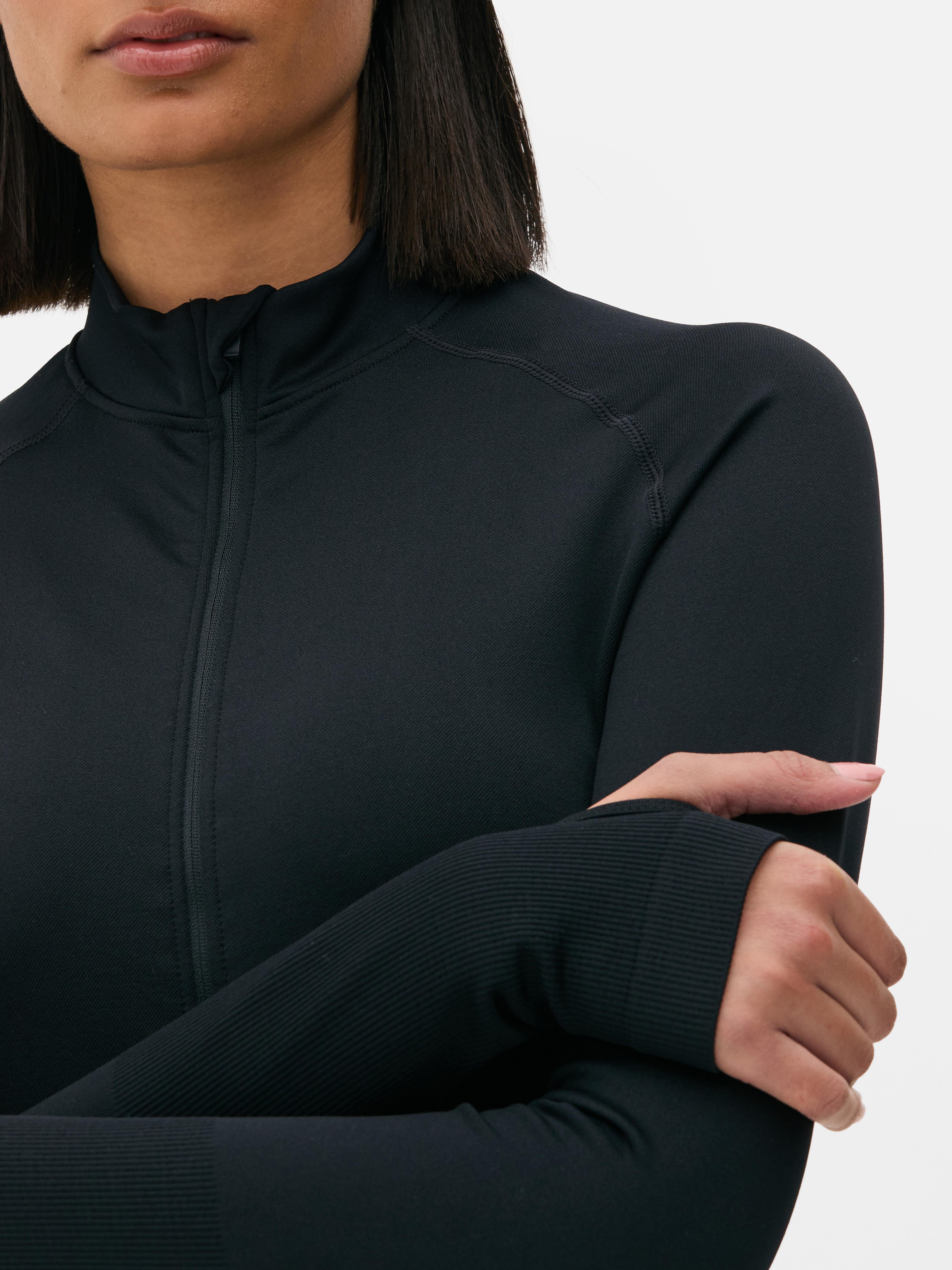 Veste de sport zippée sans coutures