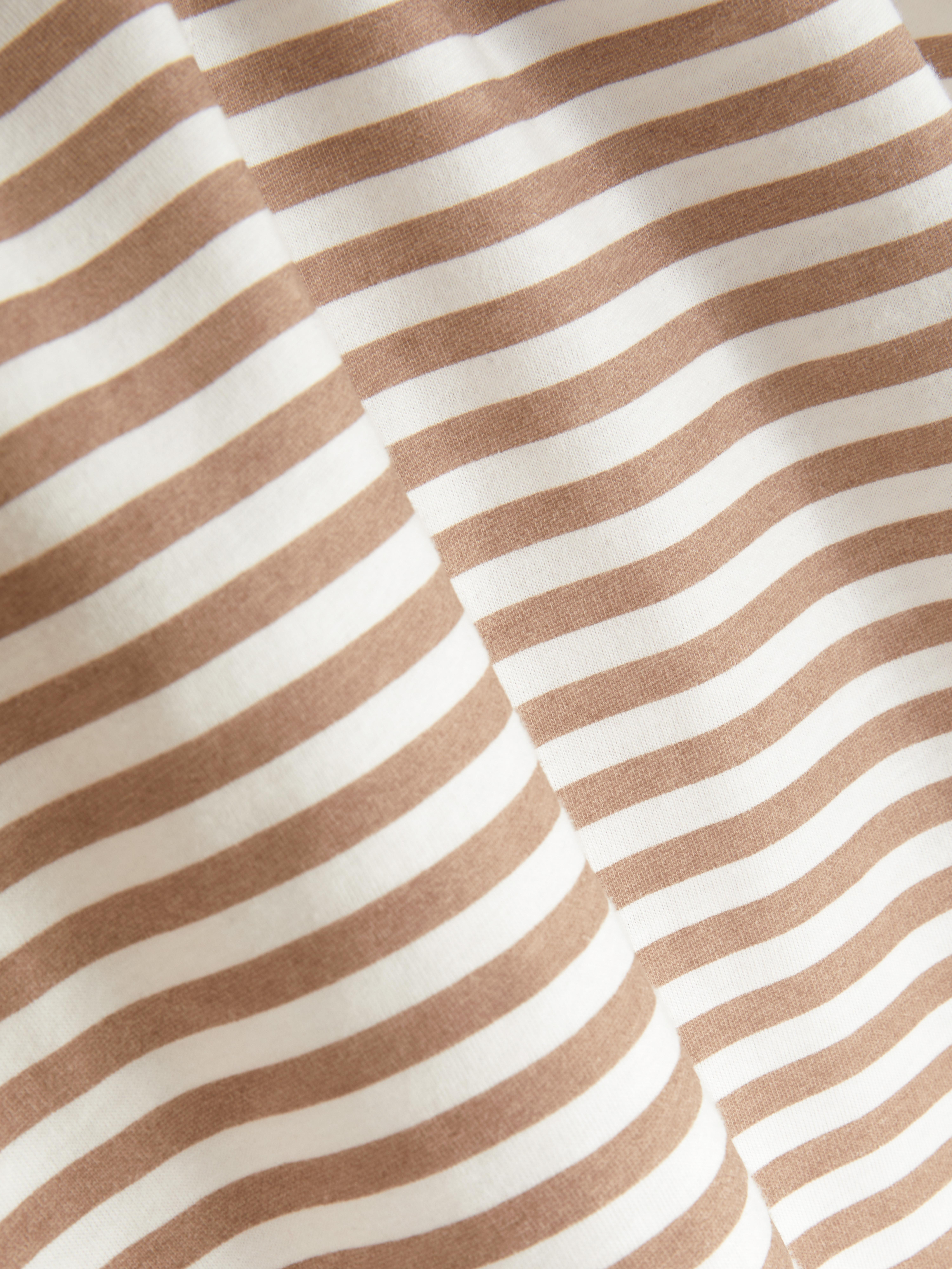 Ärmelloses Sommerkleid mit Streifen