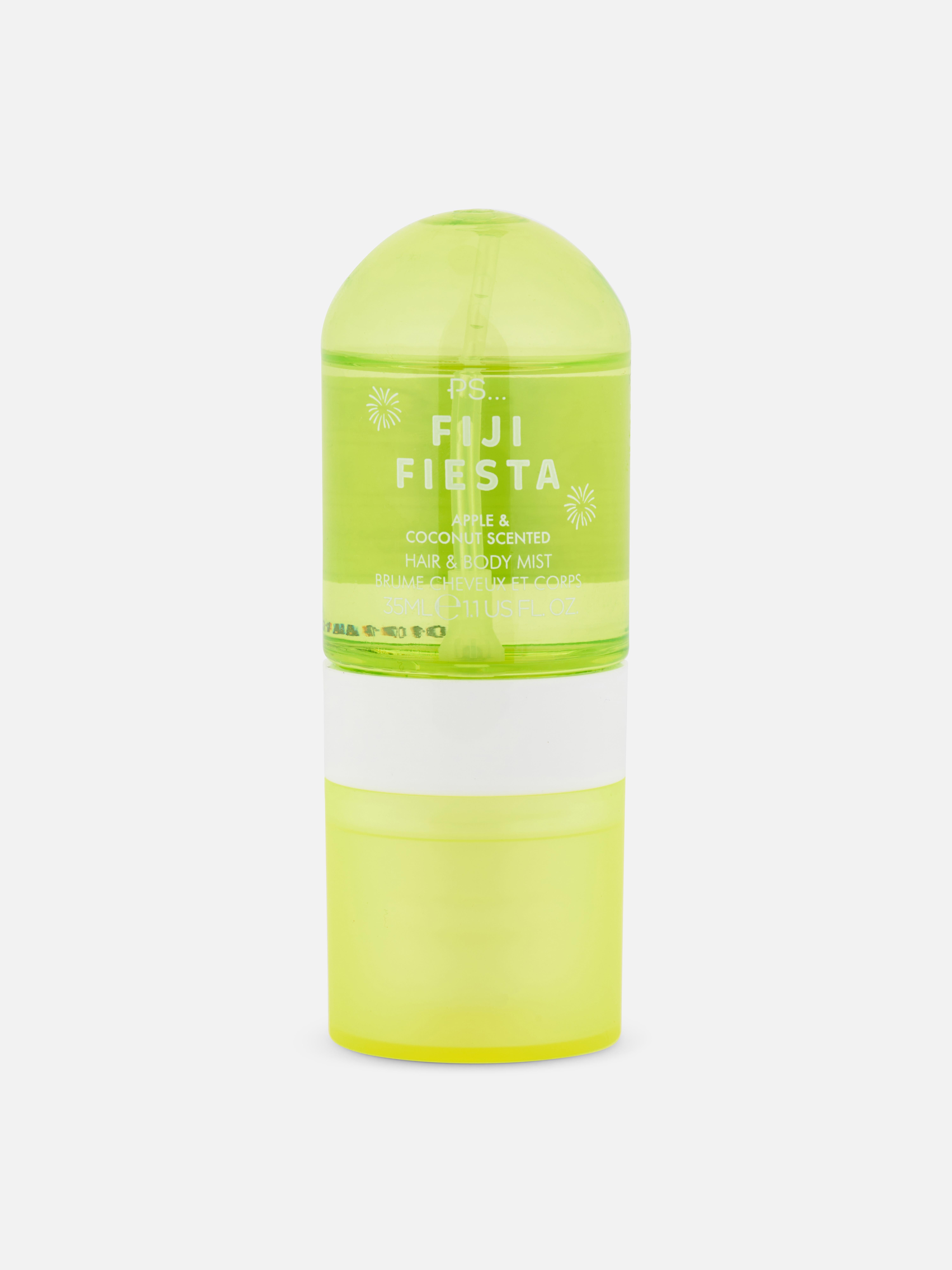 PS... Mini Haar- und Körperspray mit tropischem Duft Gelb