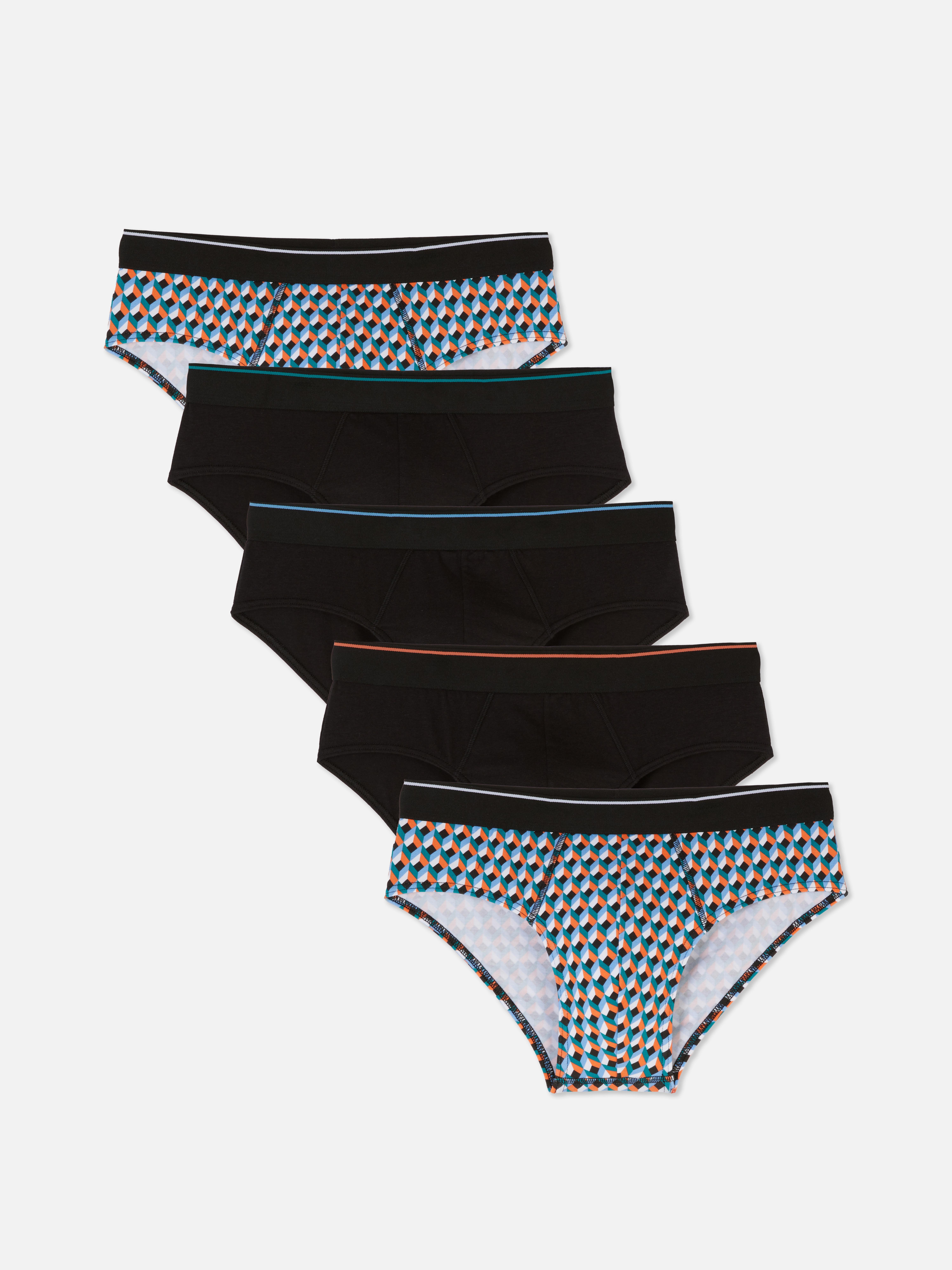 Pack de 5 braguitas elásticas