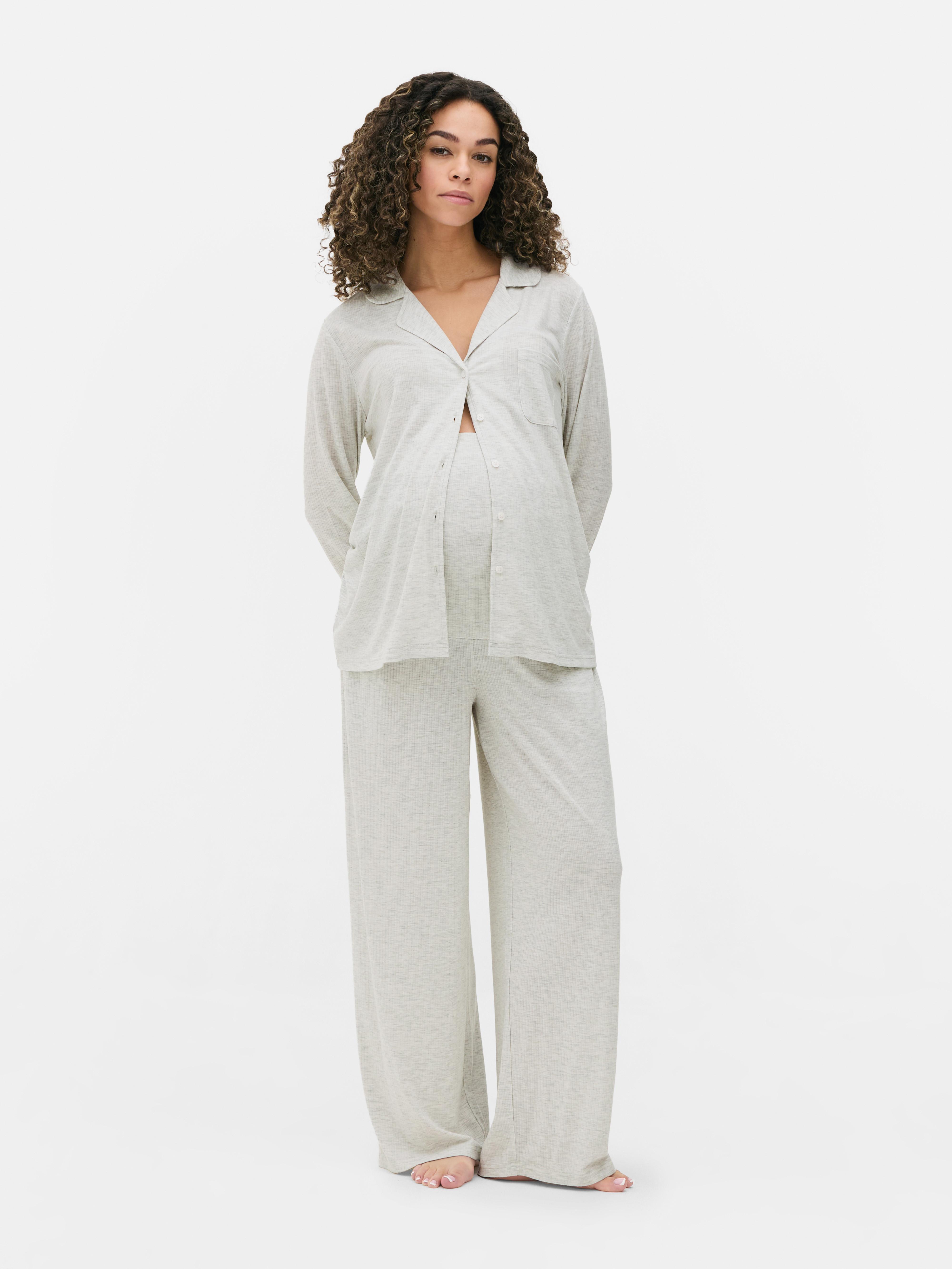 Ribbed Maternity Pyjama Bottoms