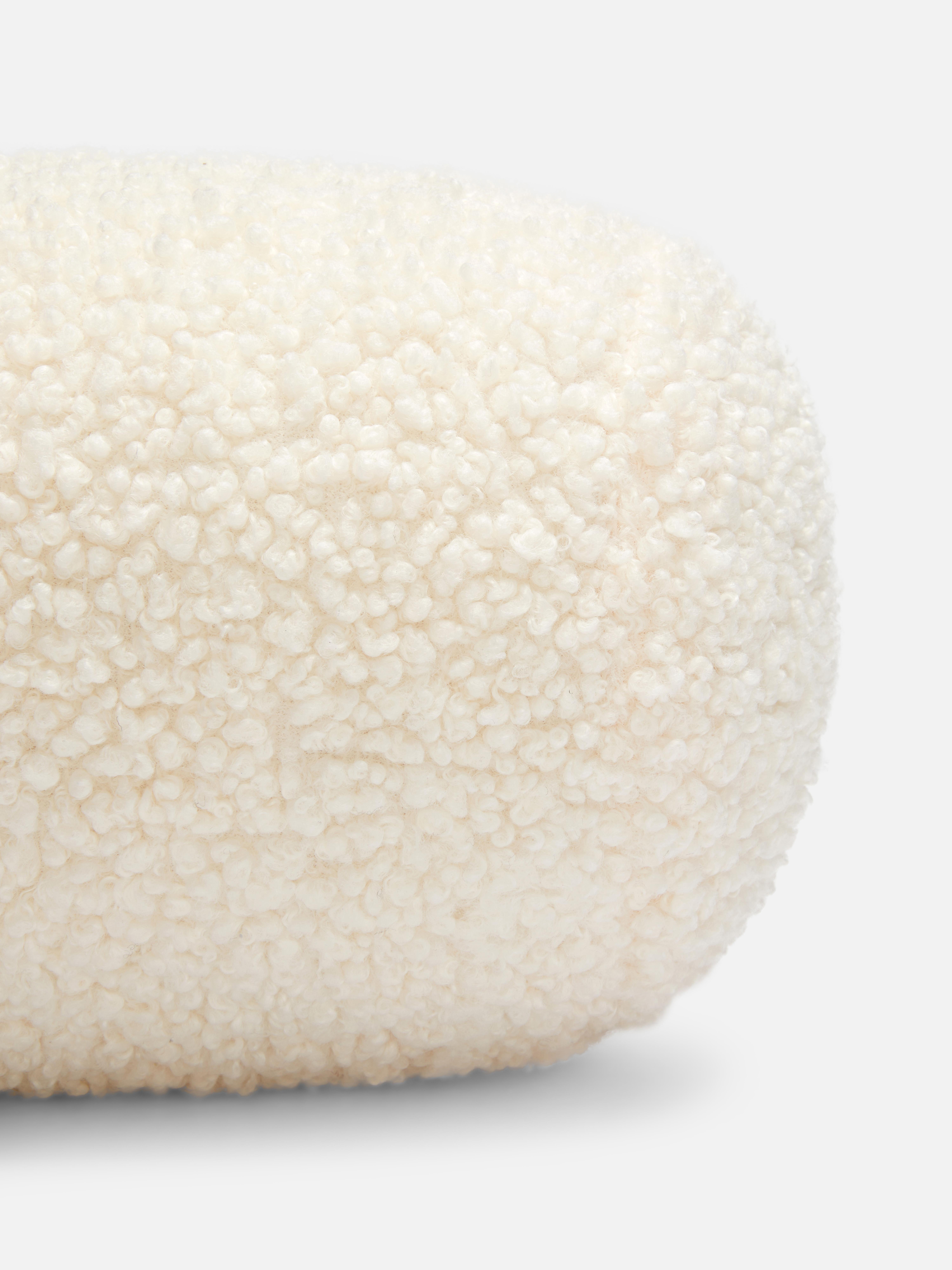 Traversin en tissu bouclé