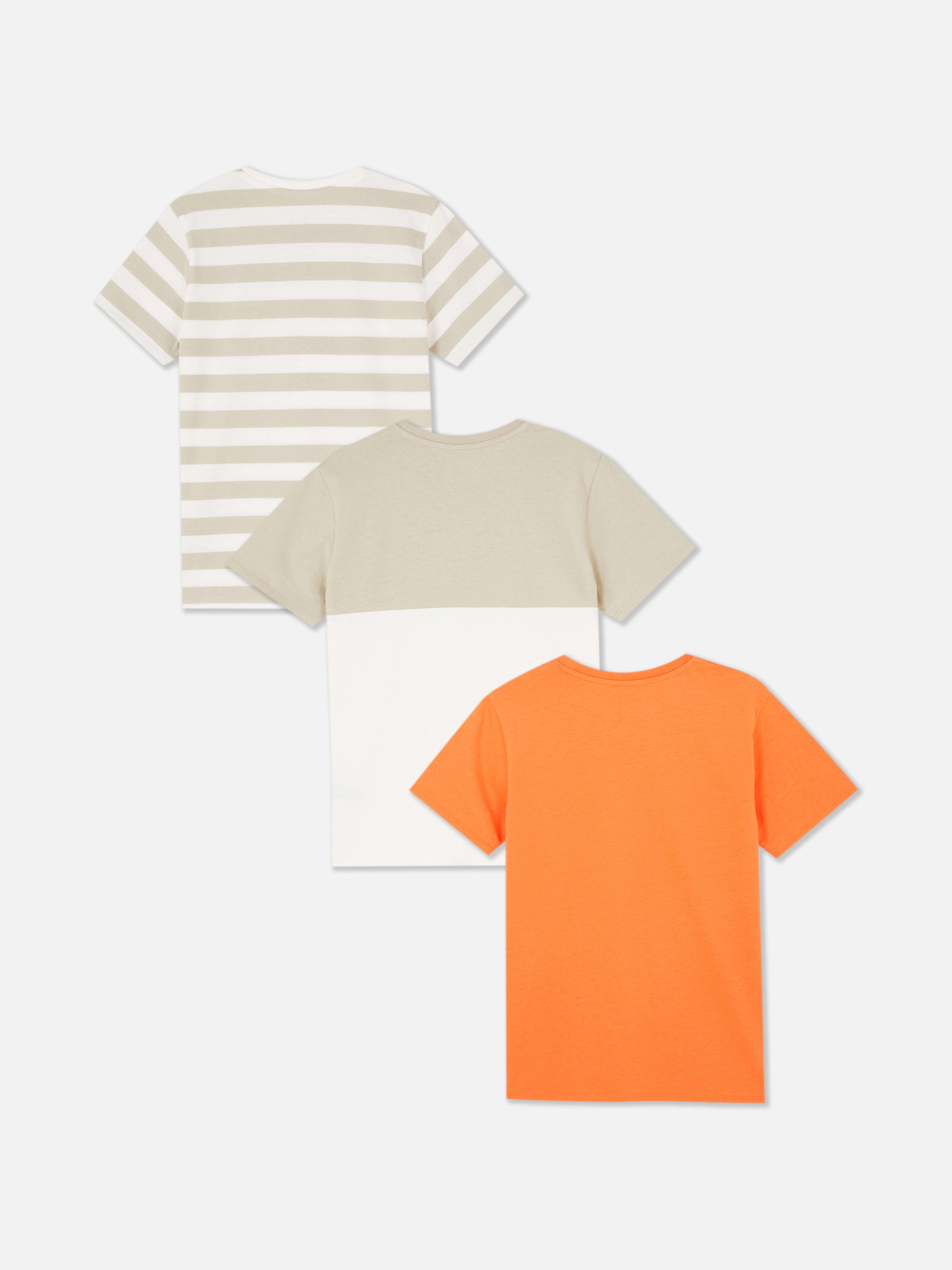 Pack de 3 camisetas de manga corta