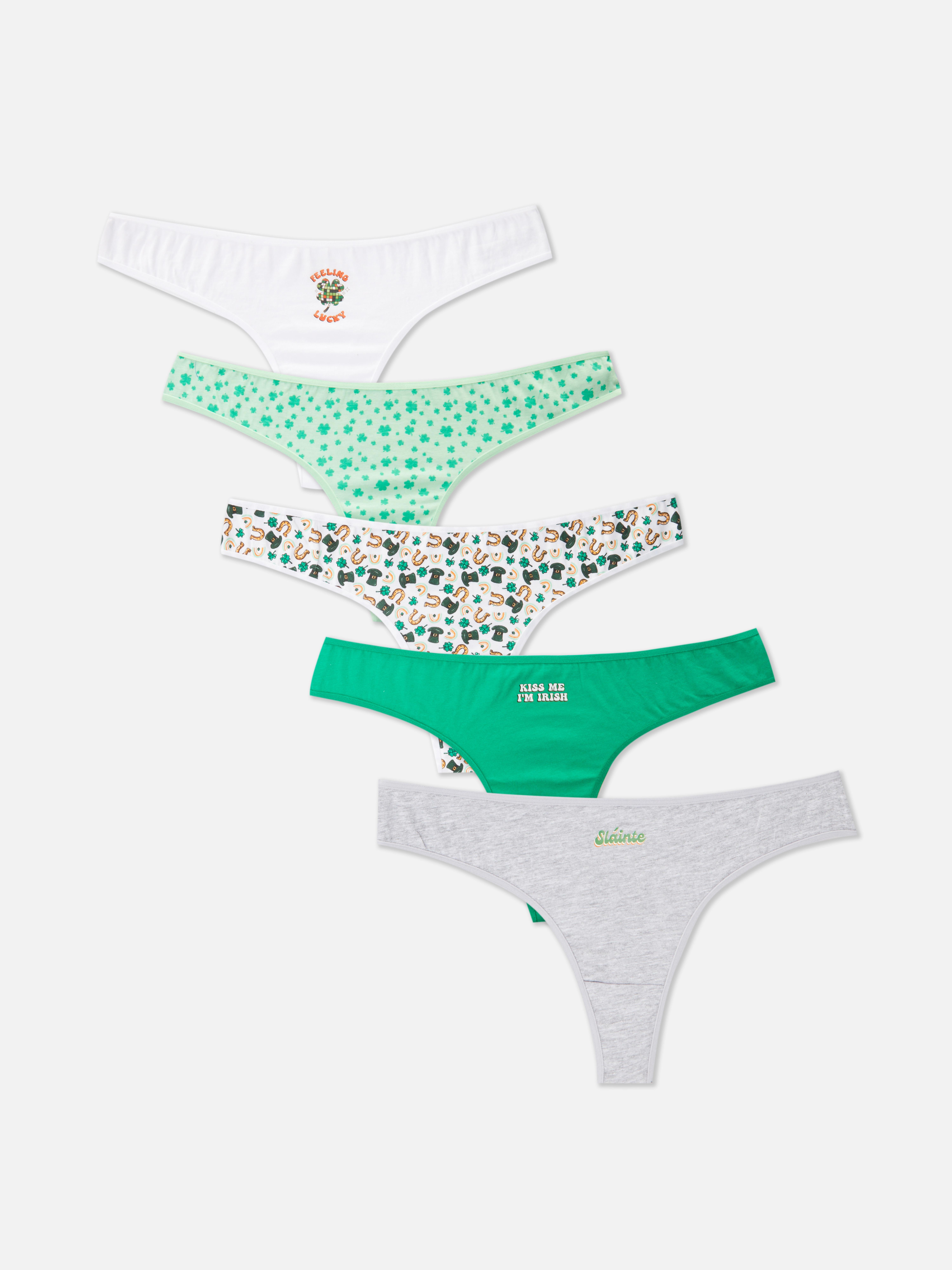 st patricks day thongs