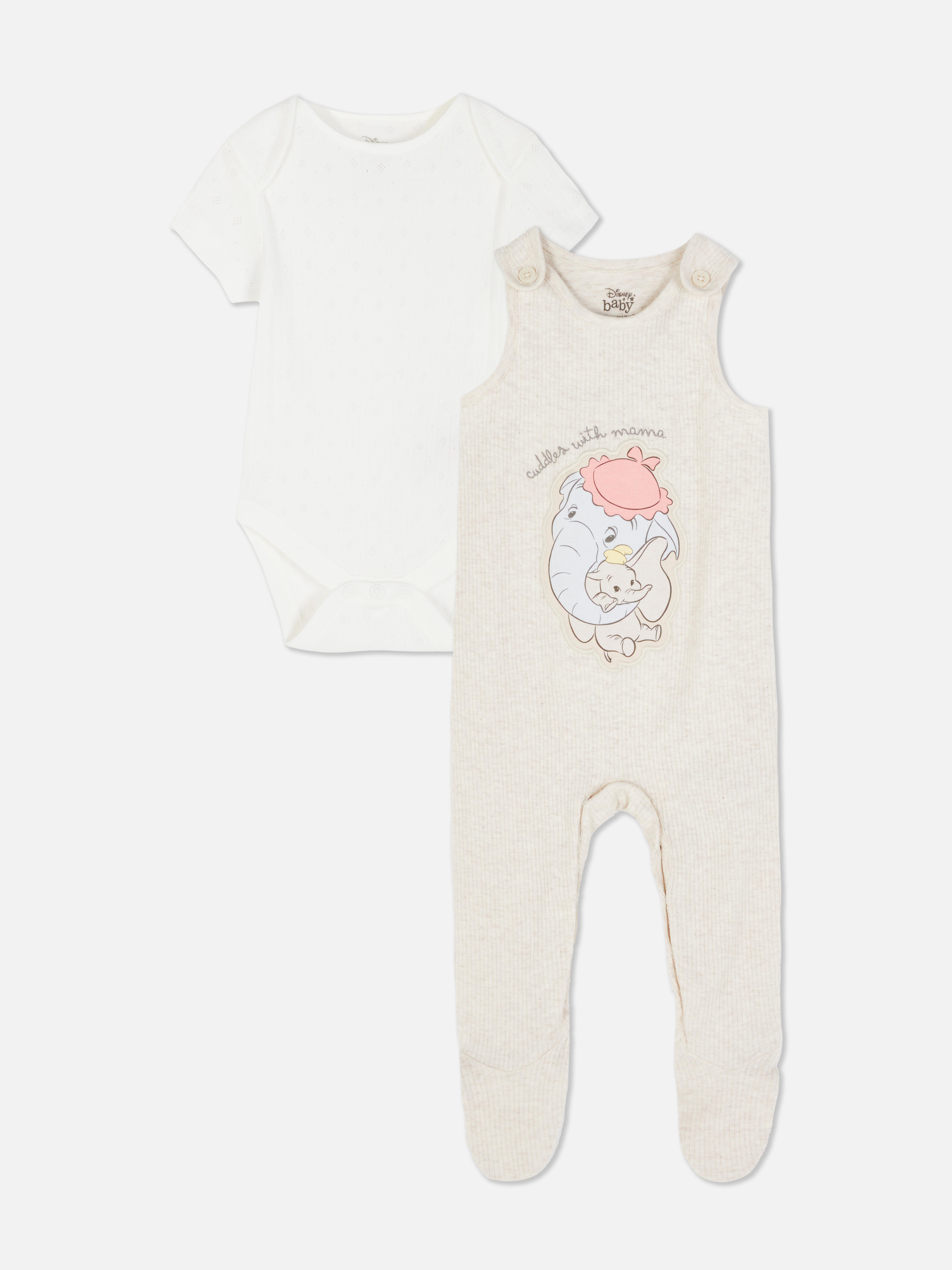 Disney Dumbo-mintás kertésznadrág és body