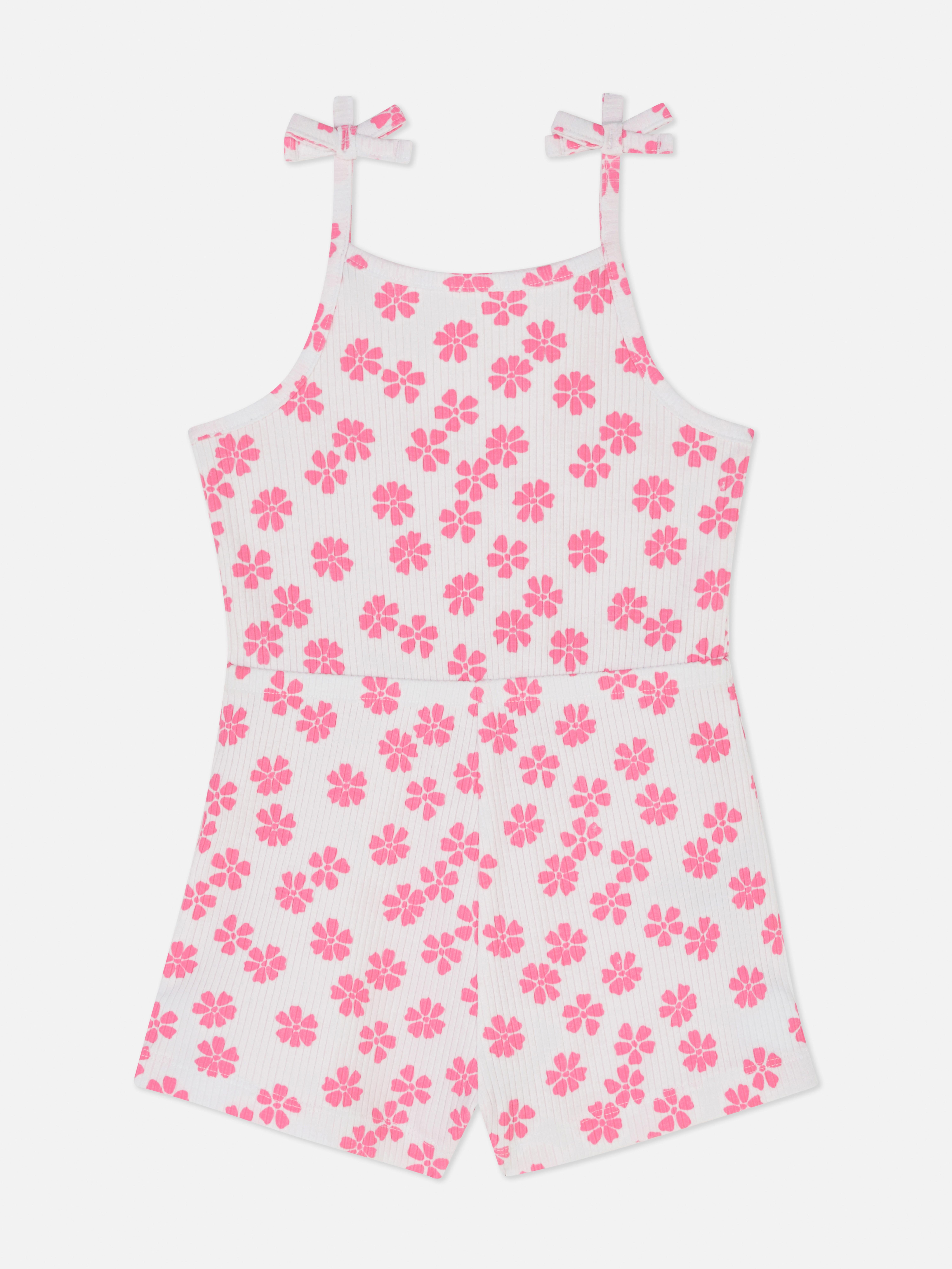 Gerippter Playsuit