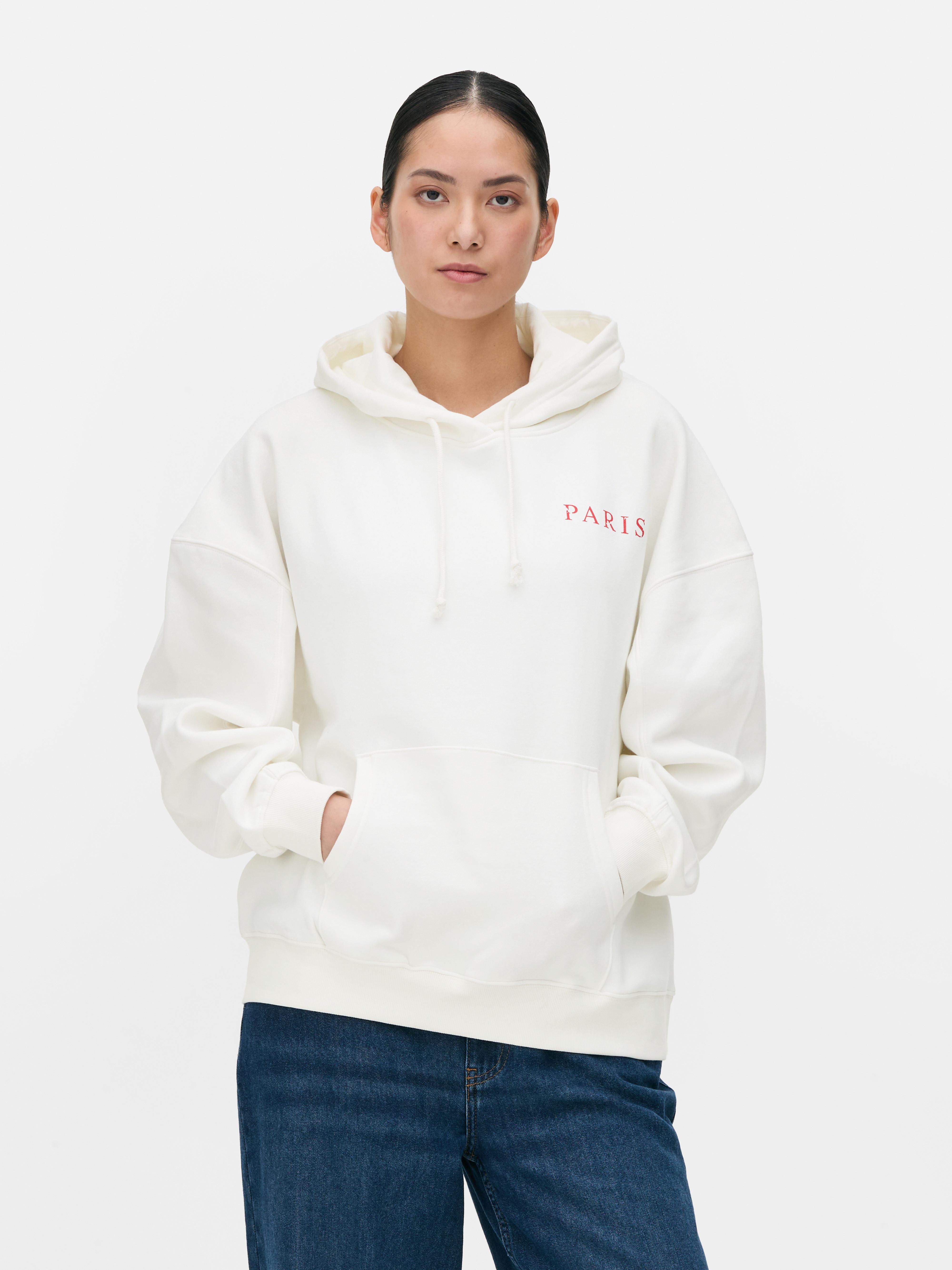Hoodie im Oversized-Look mit Grafik