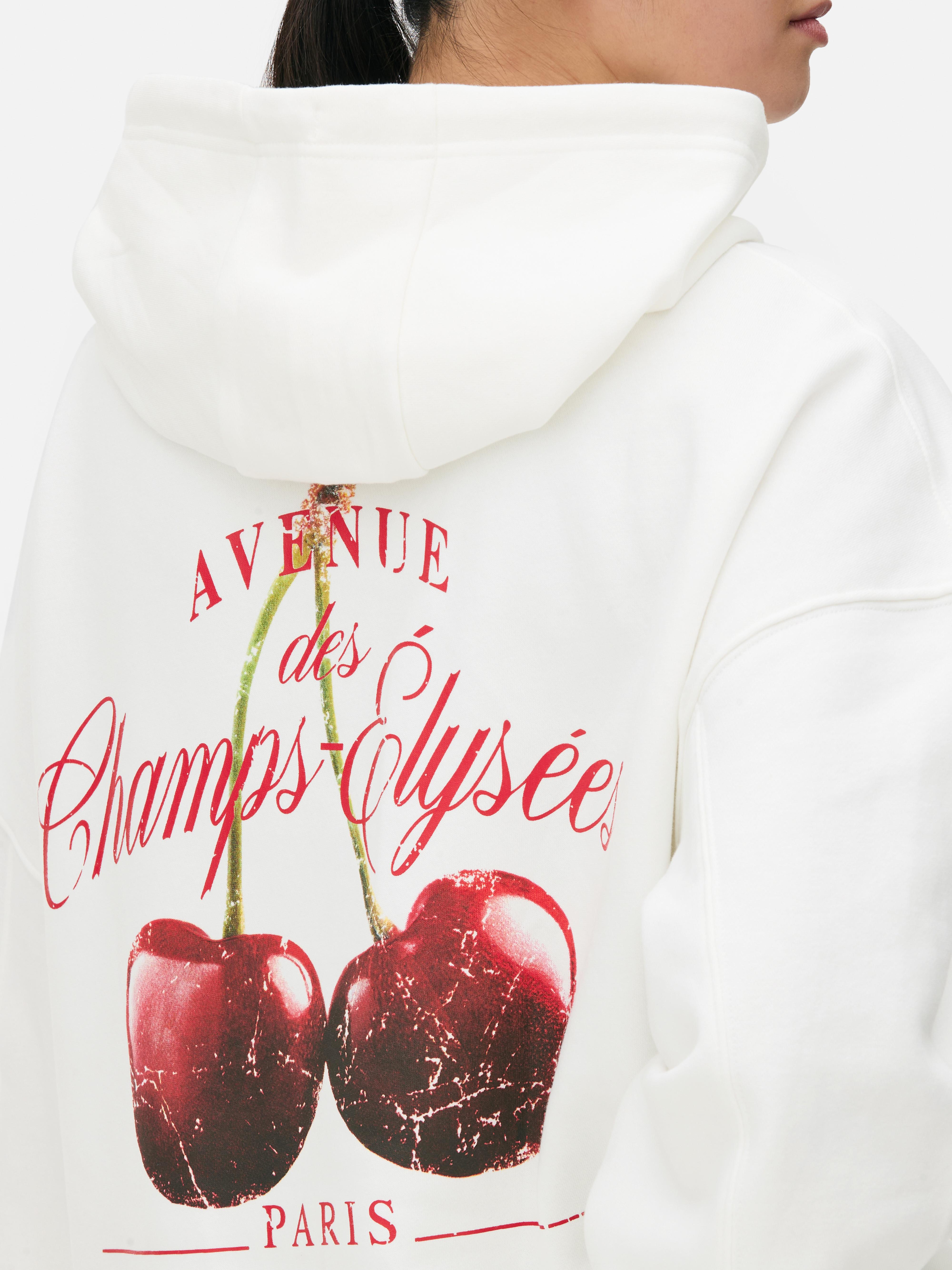 Hoodie im Oversized-Look mit Grafik