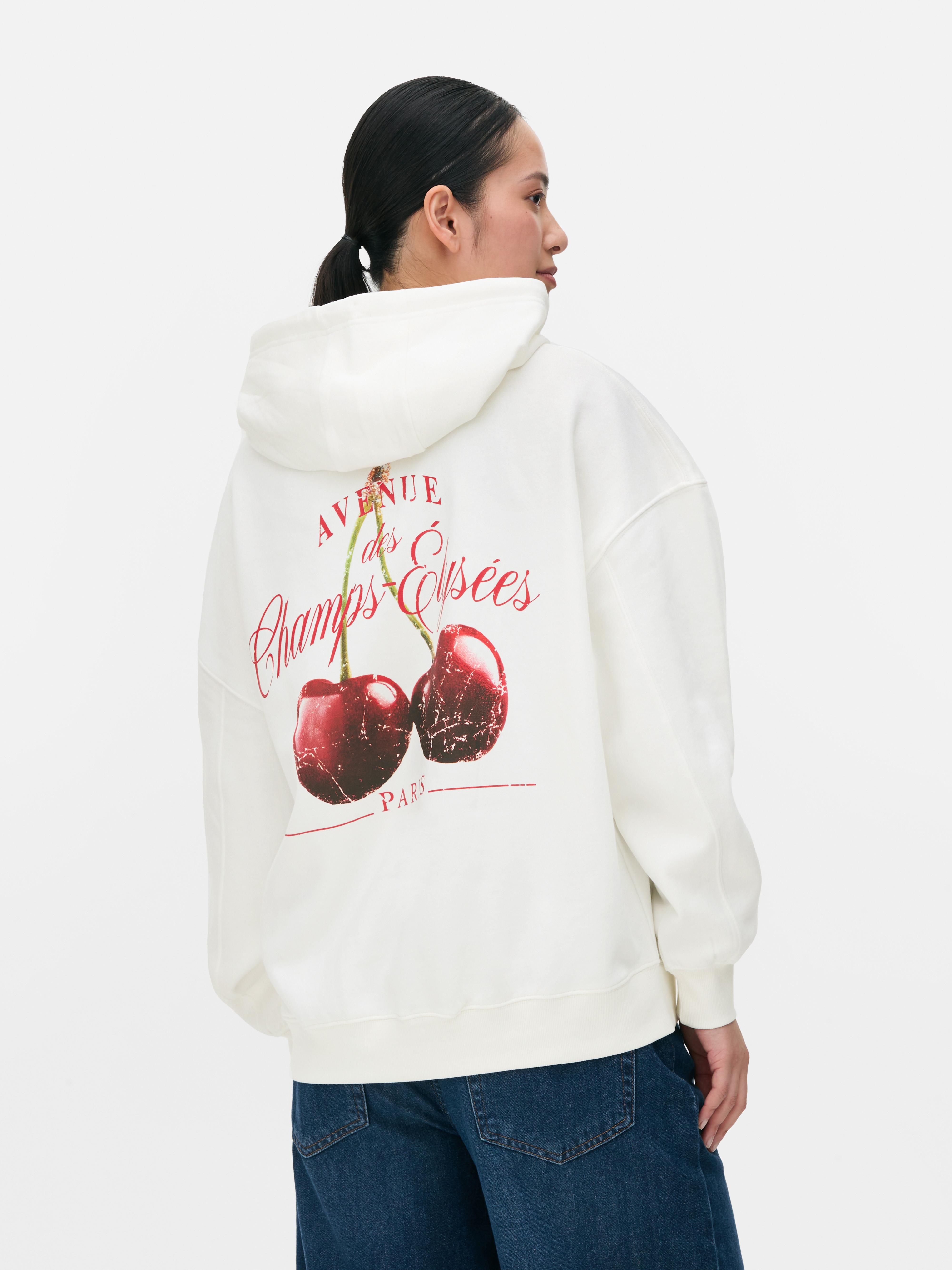 Hoodie im Oversized-Look mit Grafik