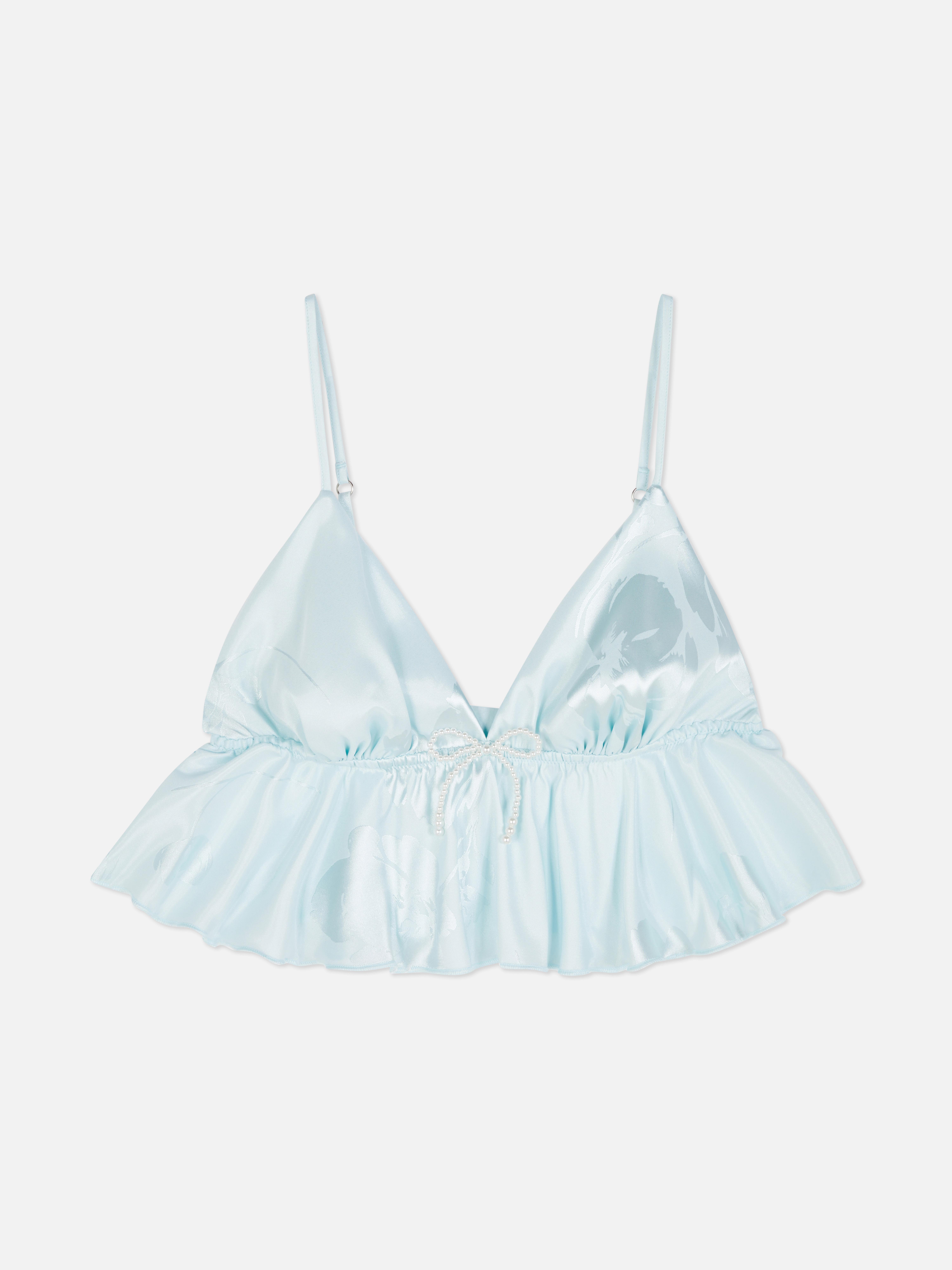 Pearl Bow Floaty Bralette