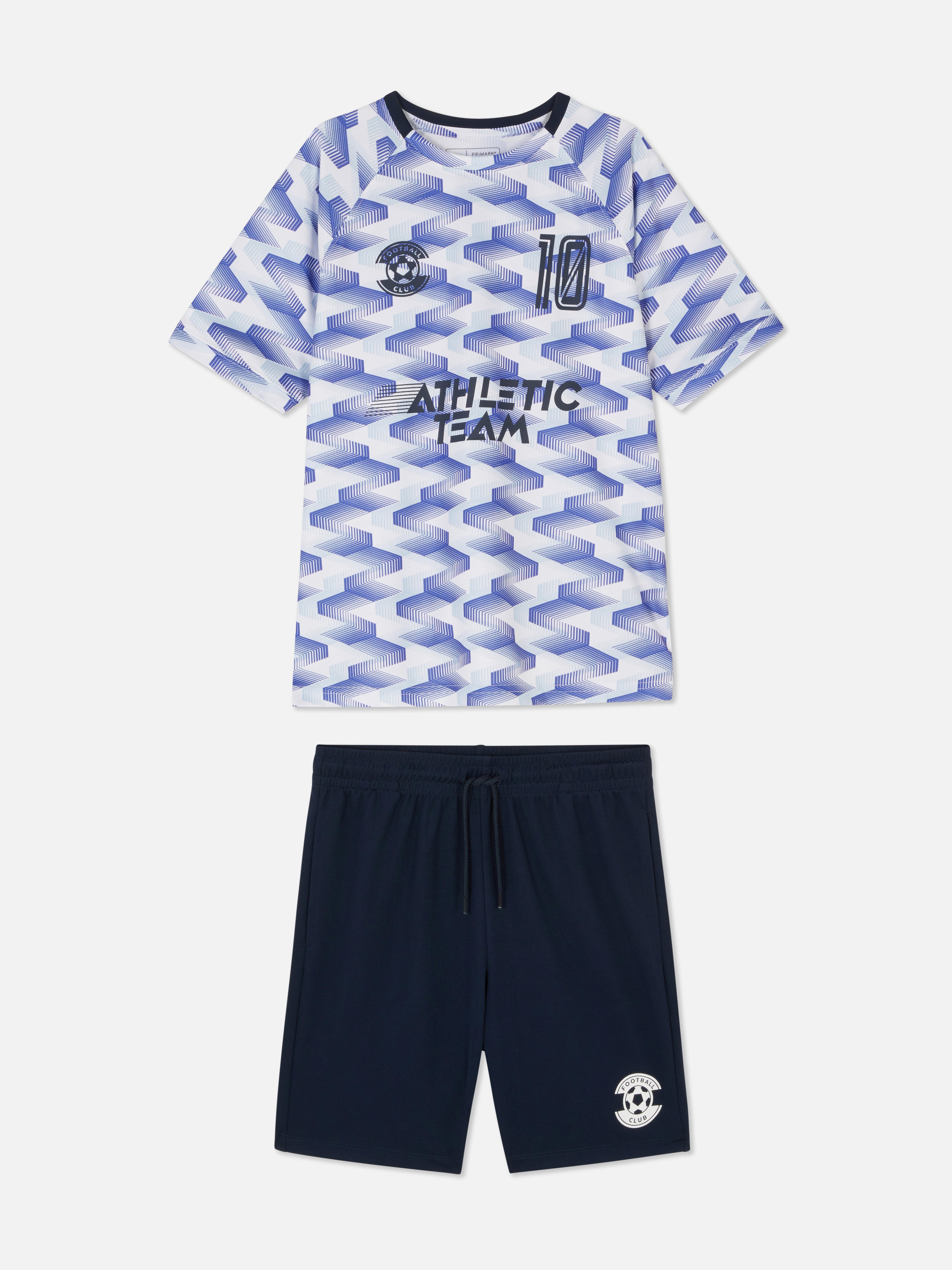 Sportset met T-shirt en short