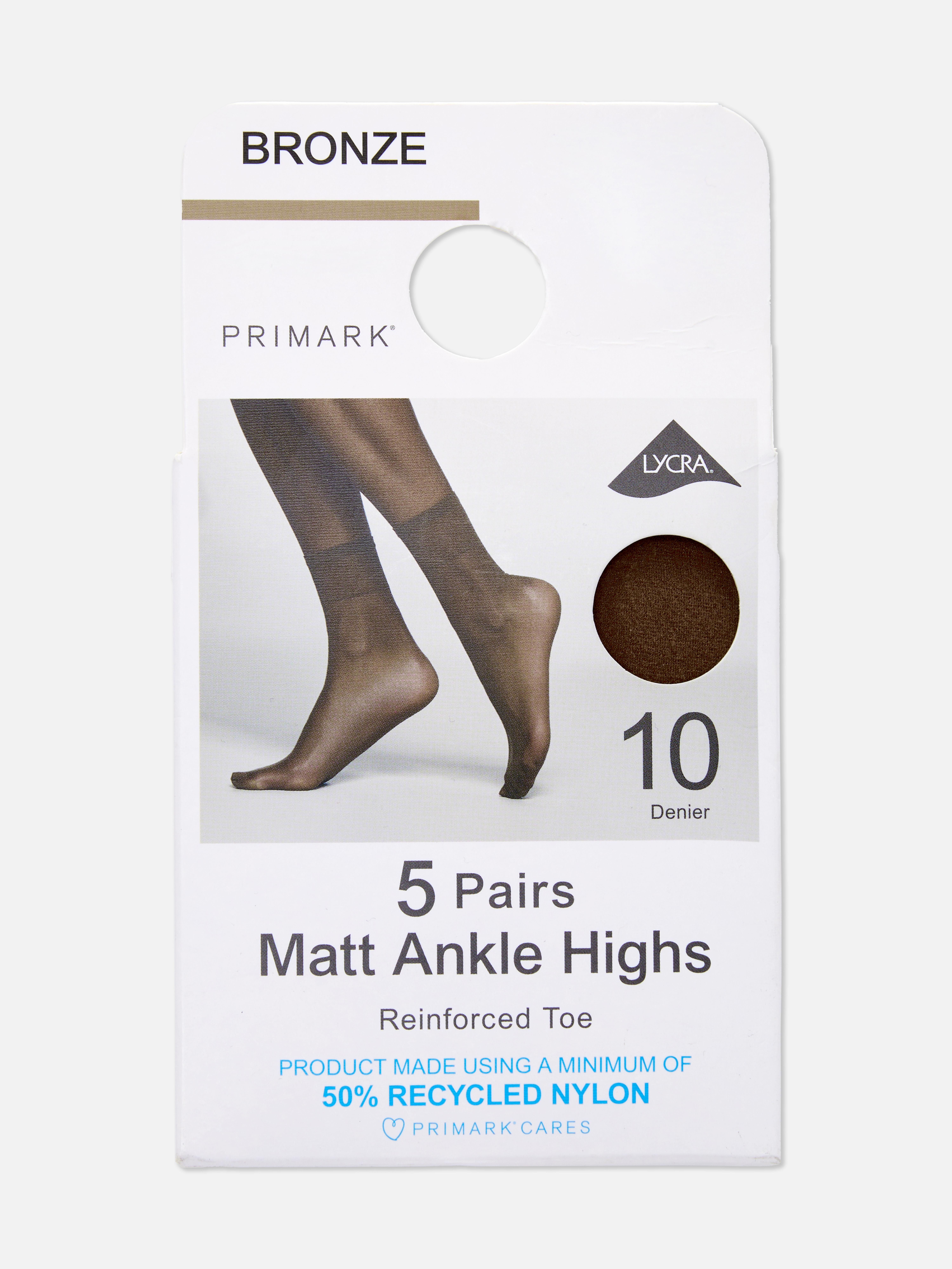 Pack de 5 pares de calcetines de media tobilleros