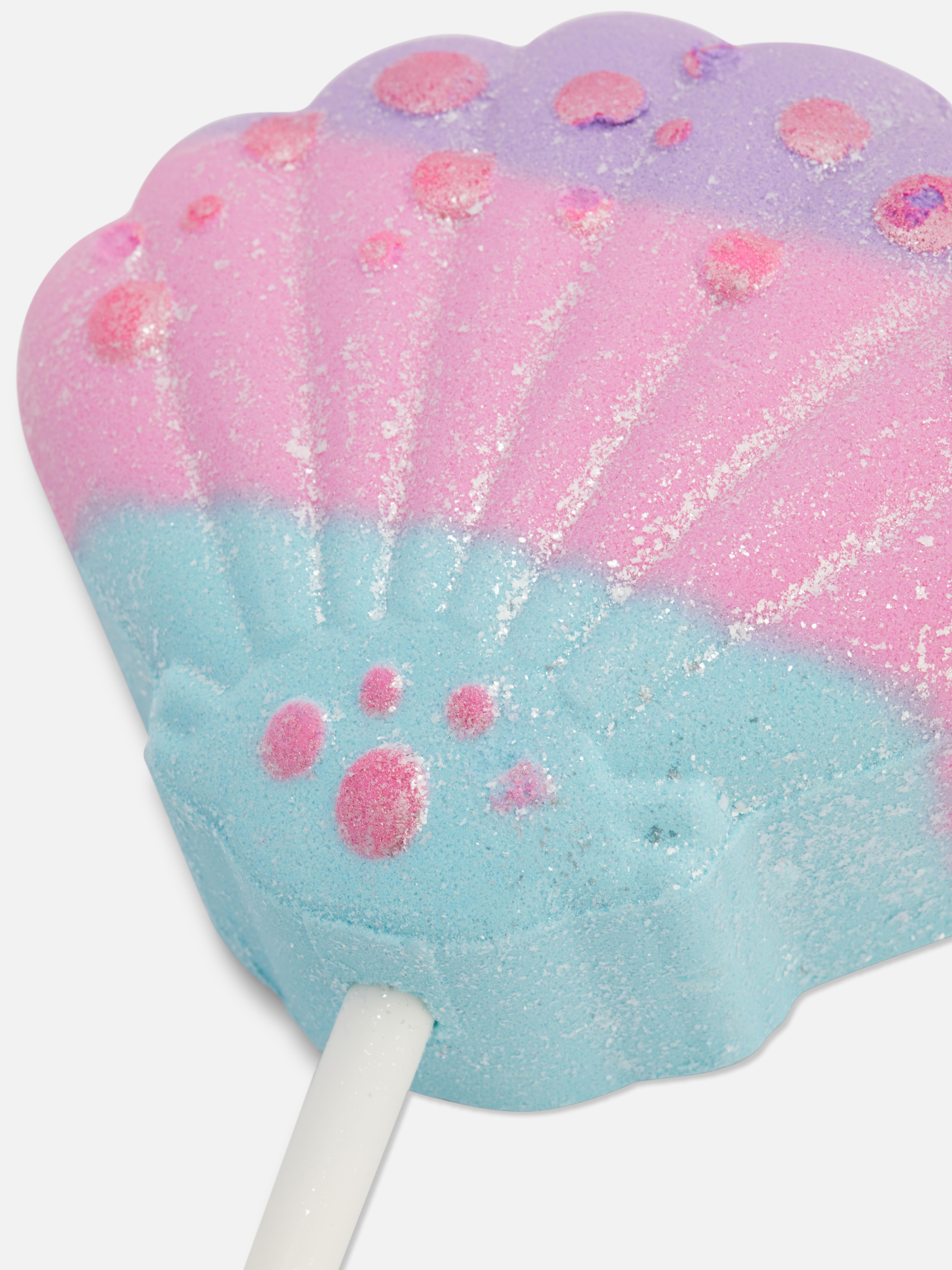 Bombe de bain effervescente en forme de coquillage