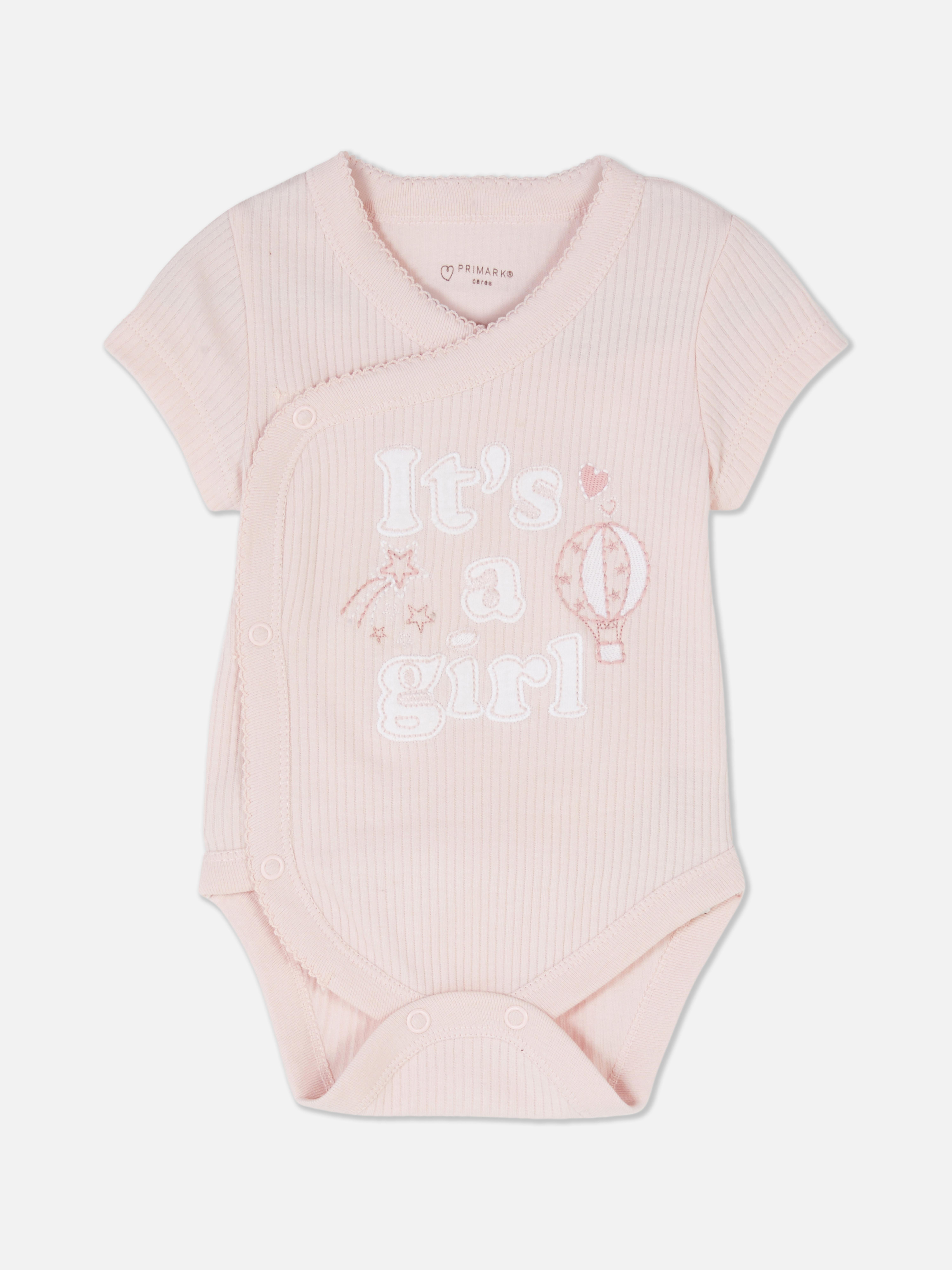 It's a Girl Ribbed Bodysuit