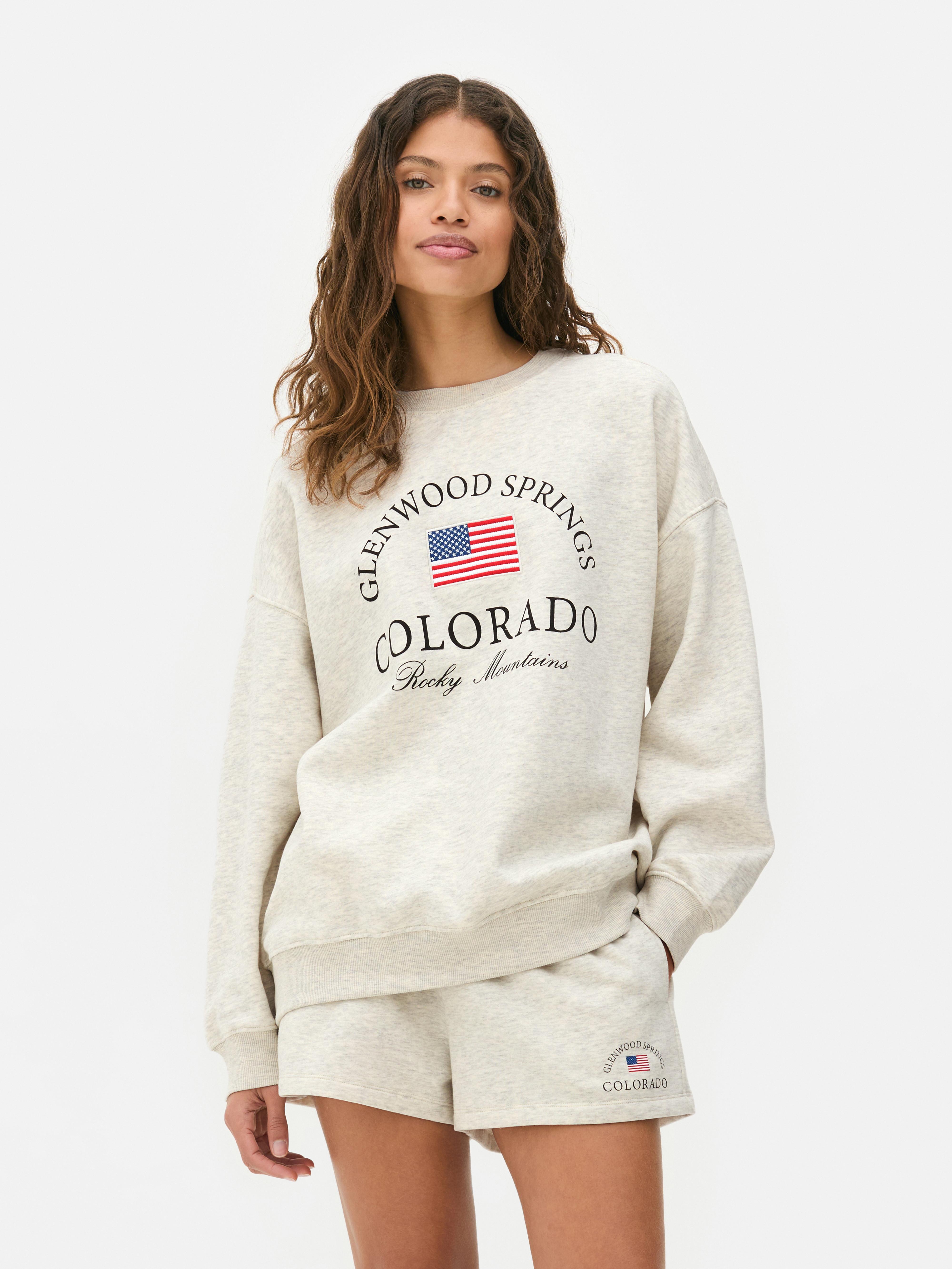 Oversized sweatshirt met print
