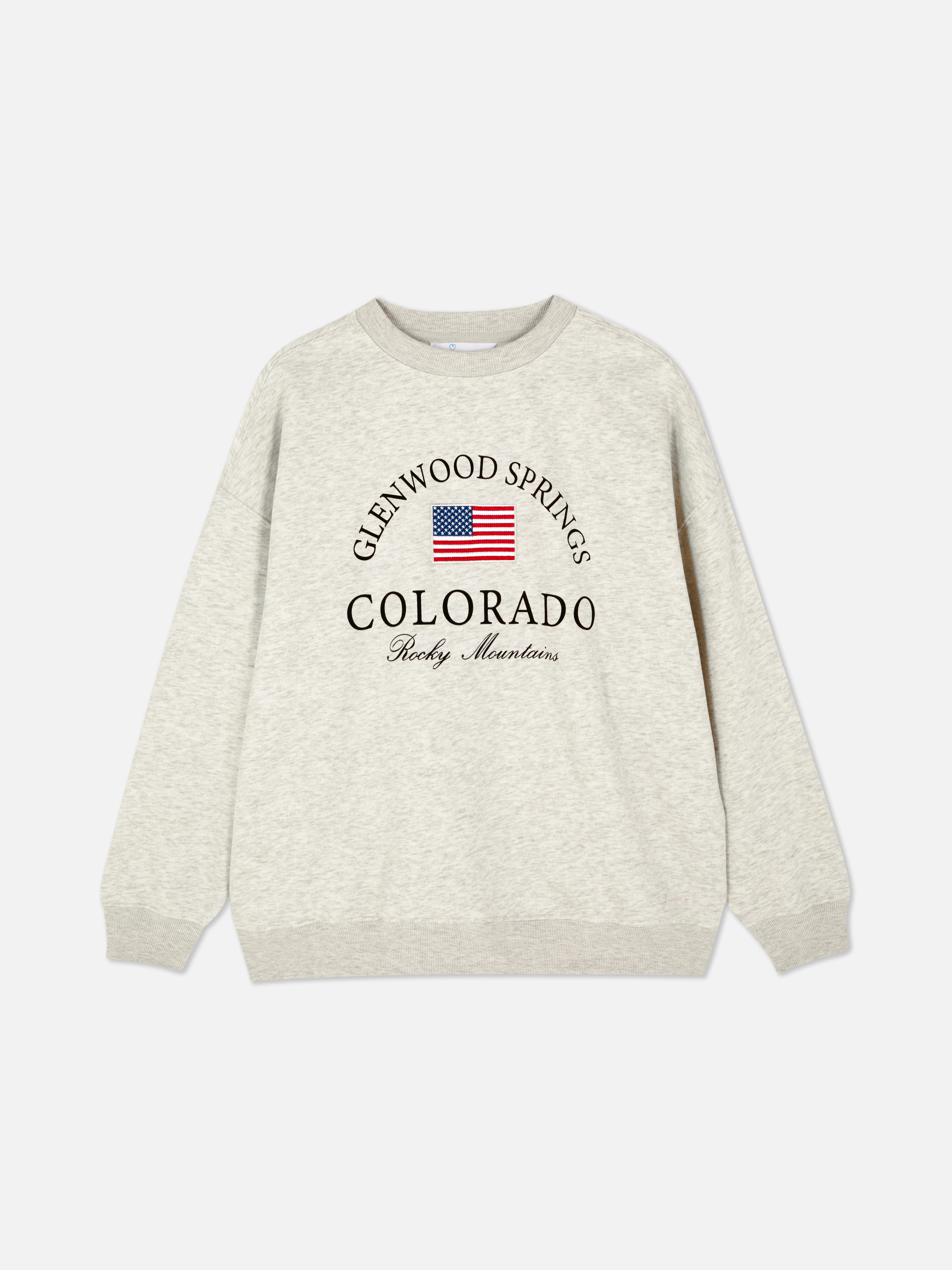 Oversized sweatshirt met print