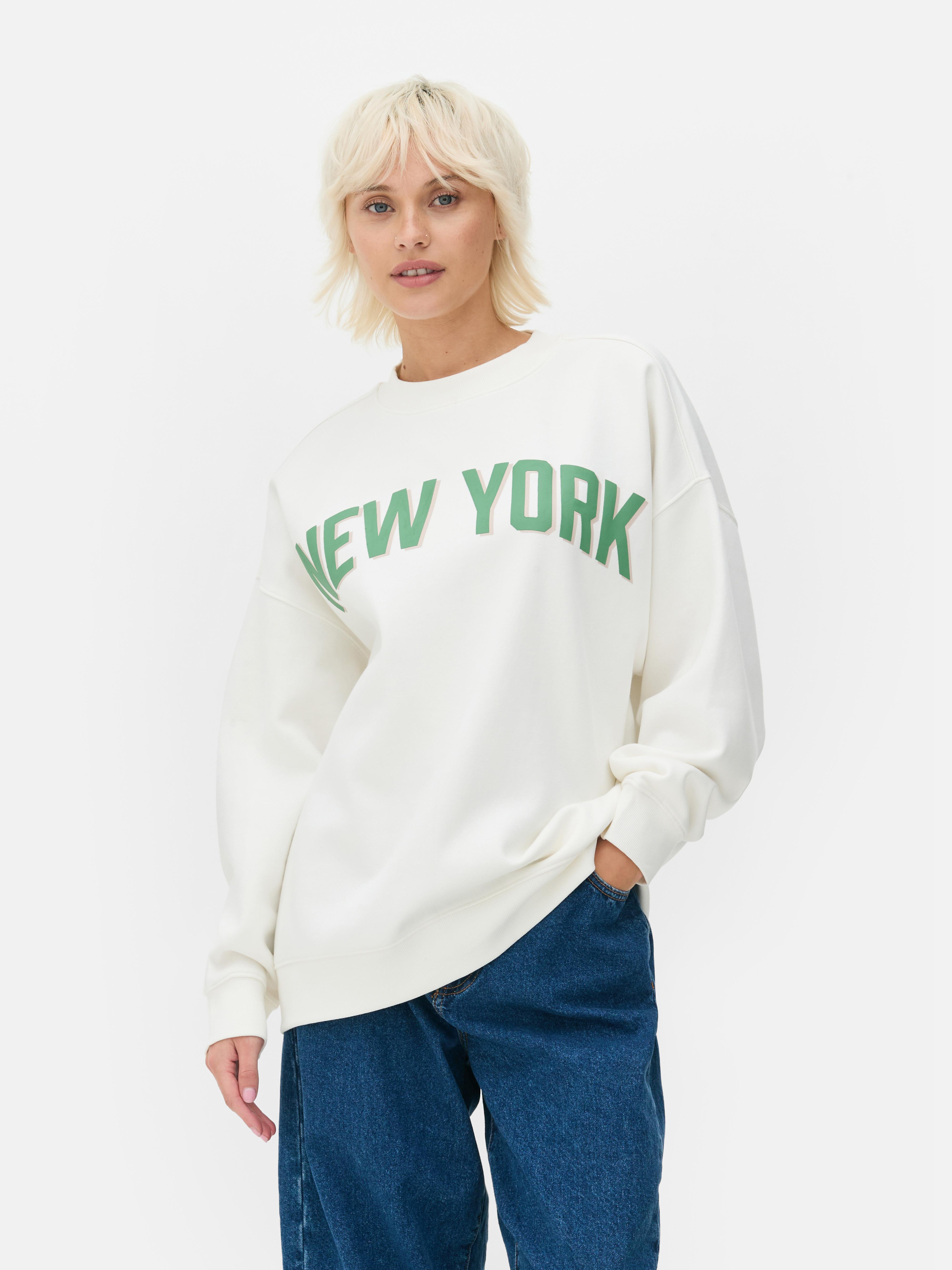 Oversized sweatshirt met print