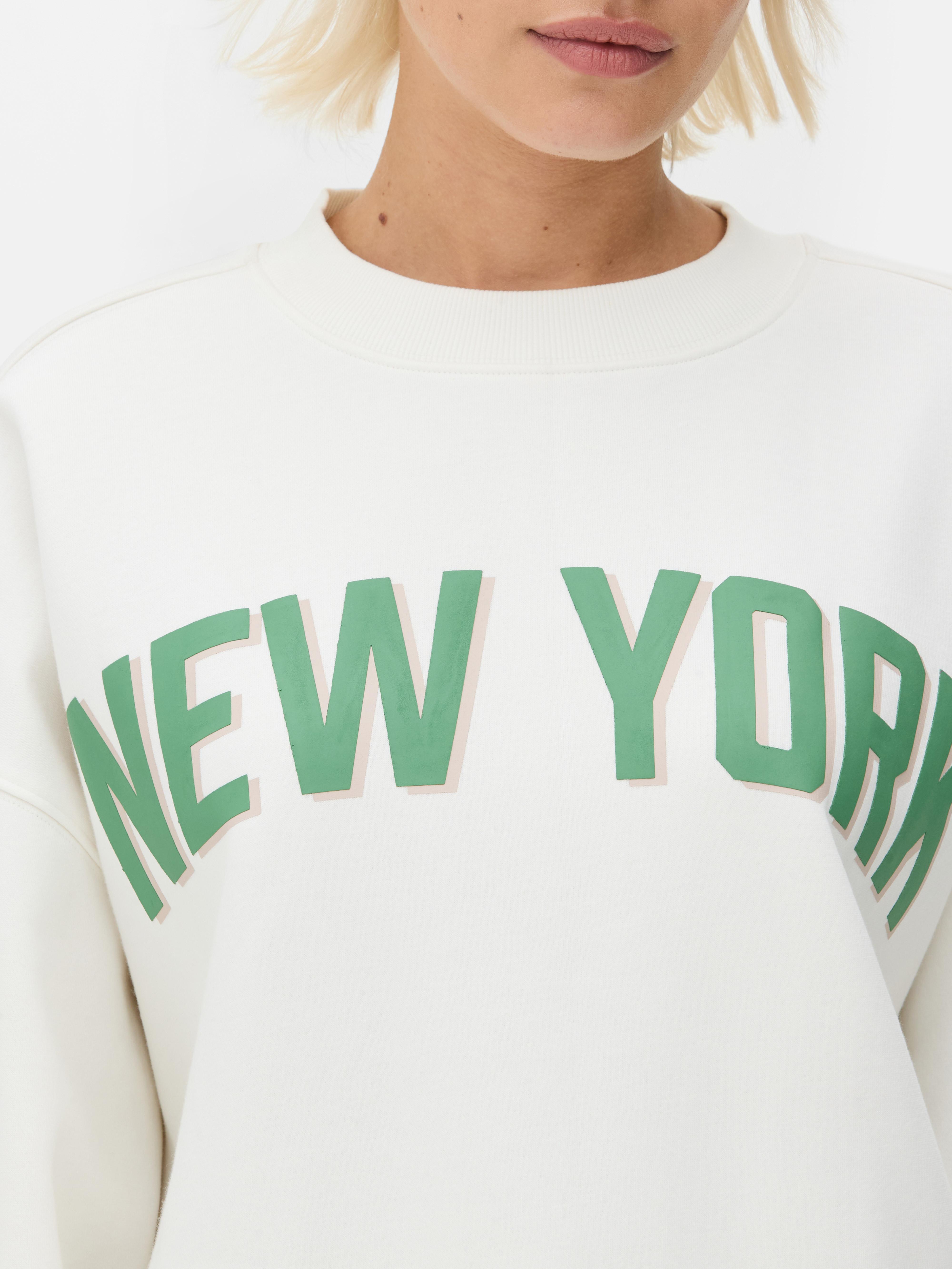 Oversized sweatshirt met print