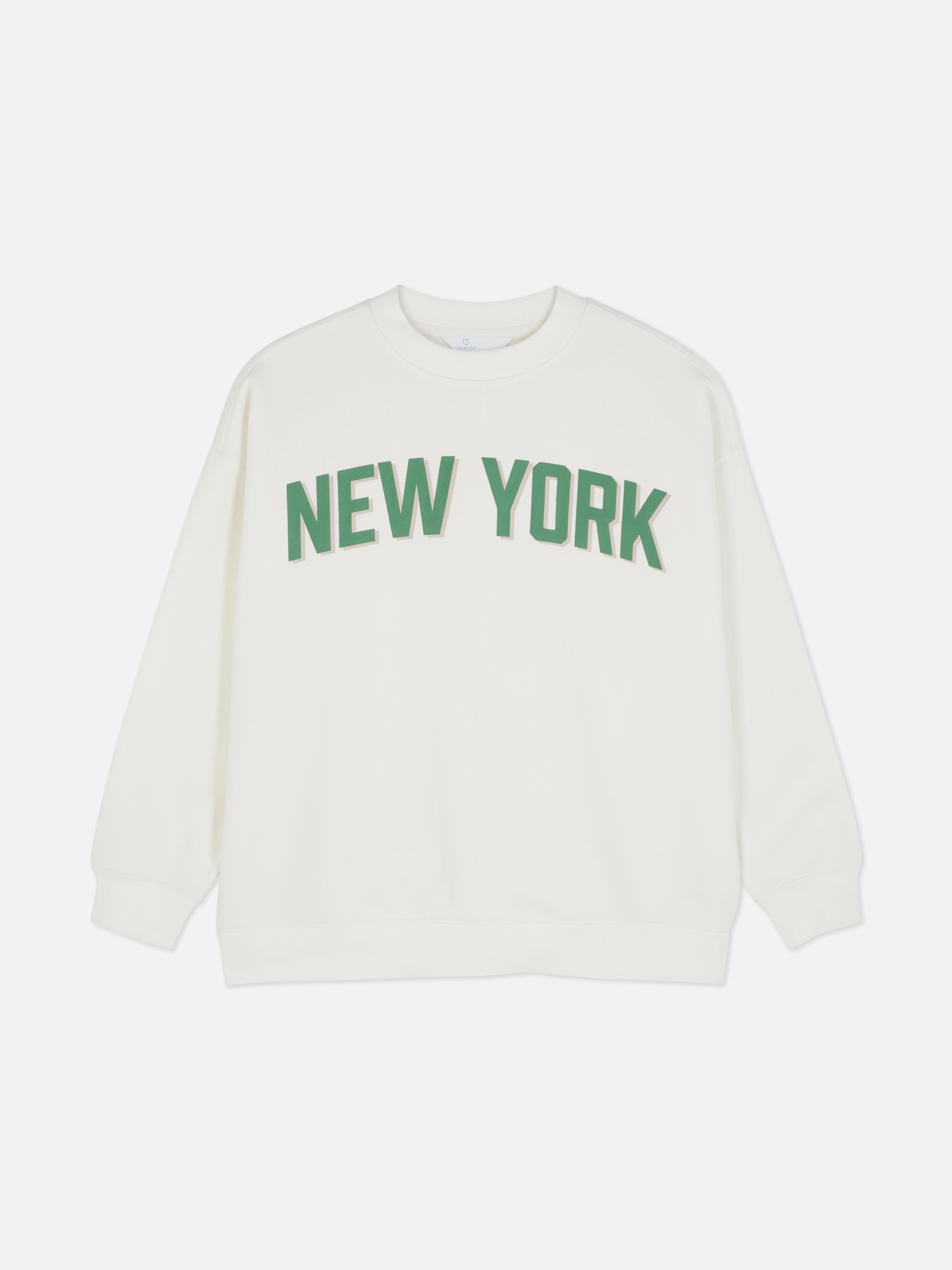 Oversized sweatshirt met print