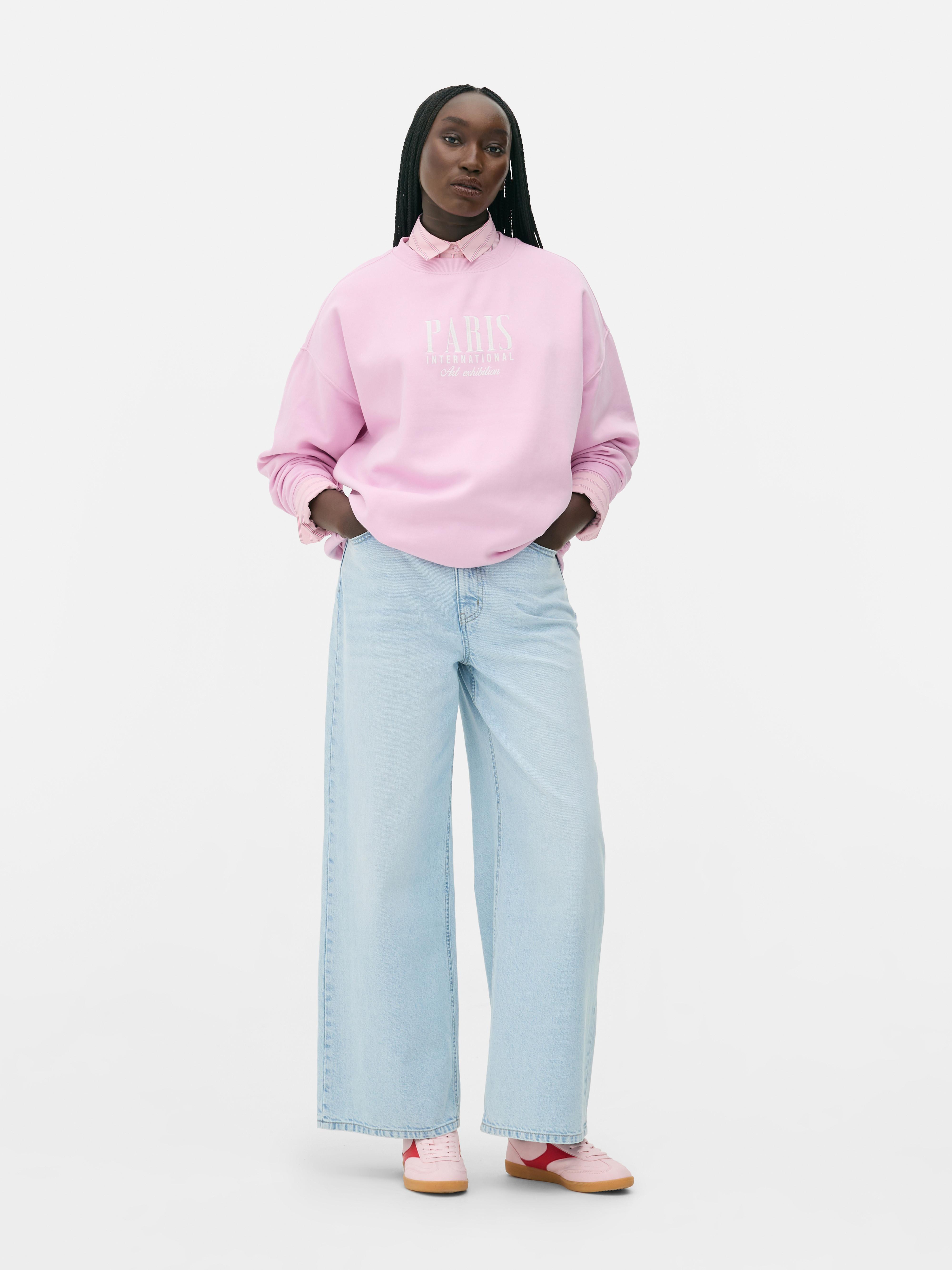 Oversized Printed Sweatshirt