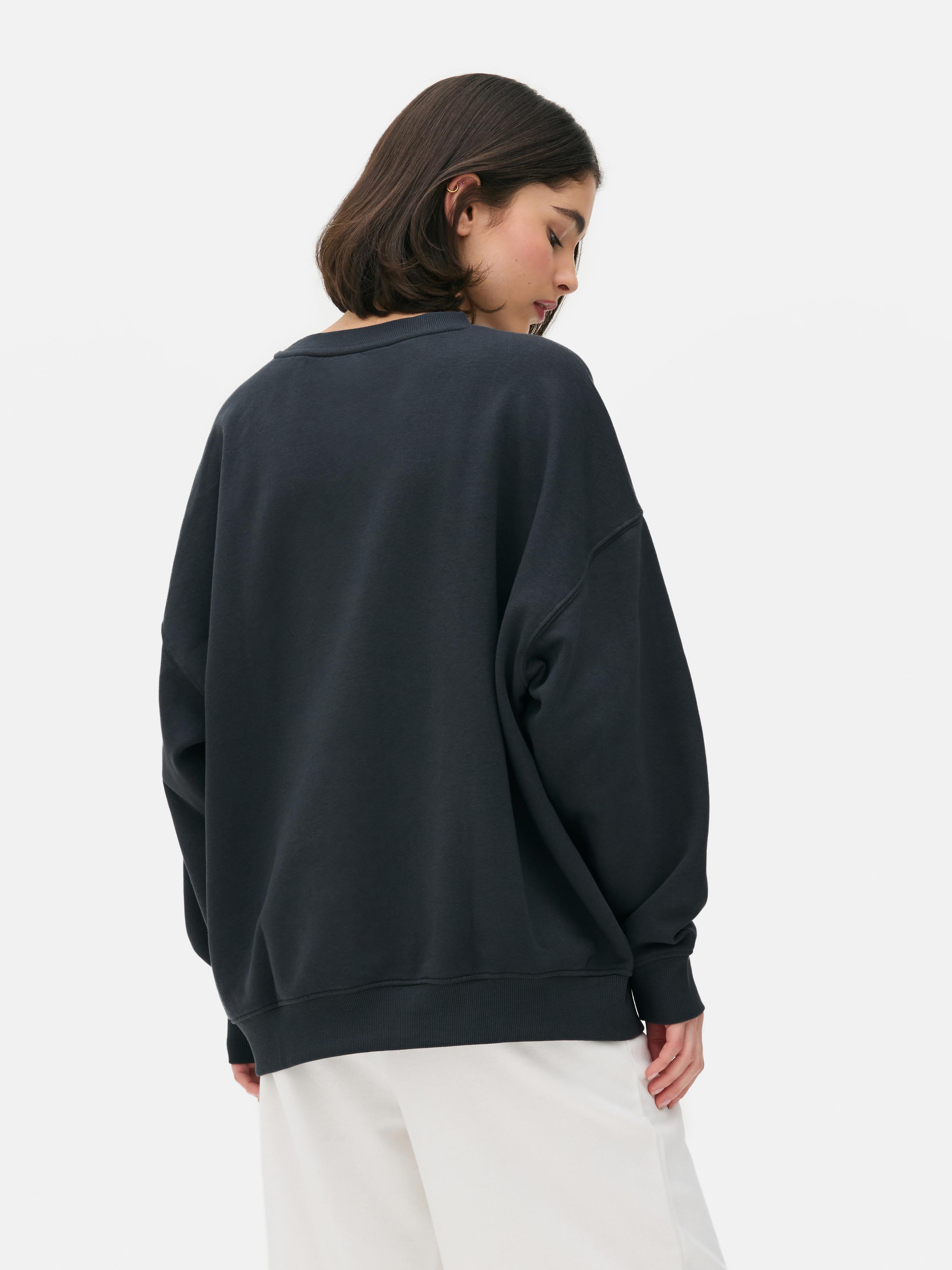 Oversized Printed Sweatshirt