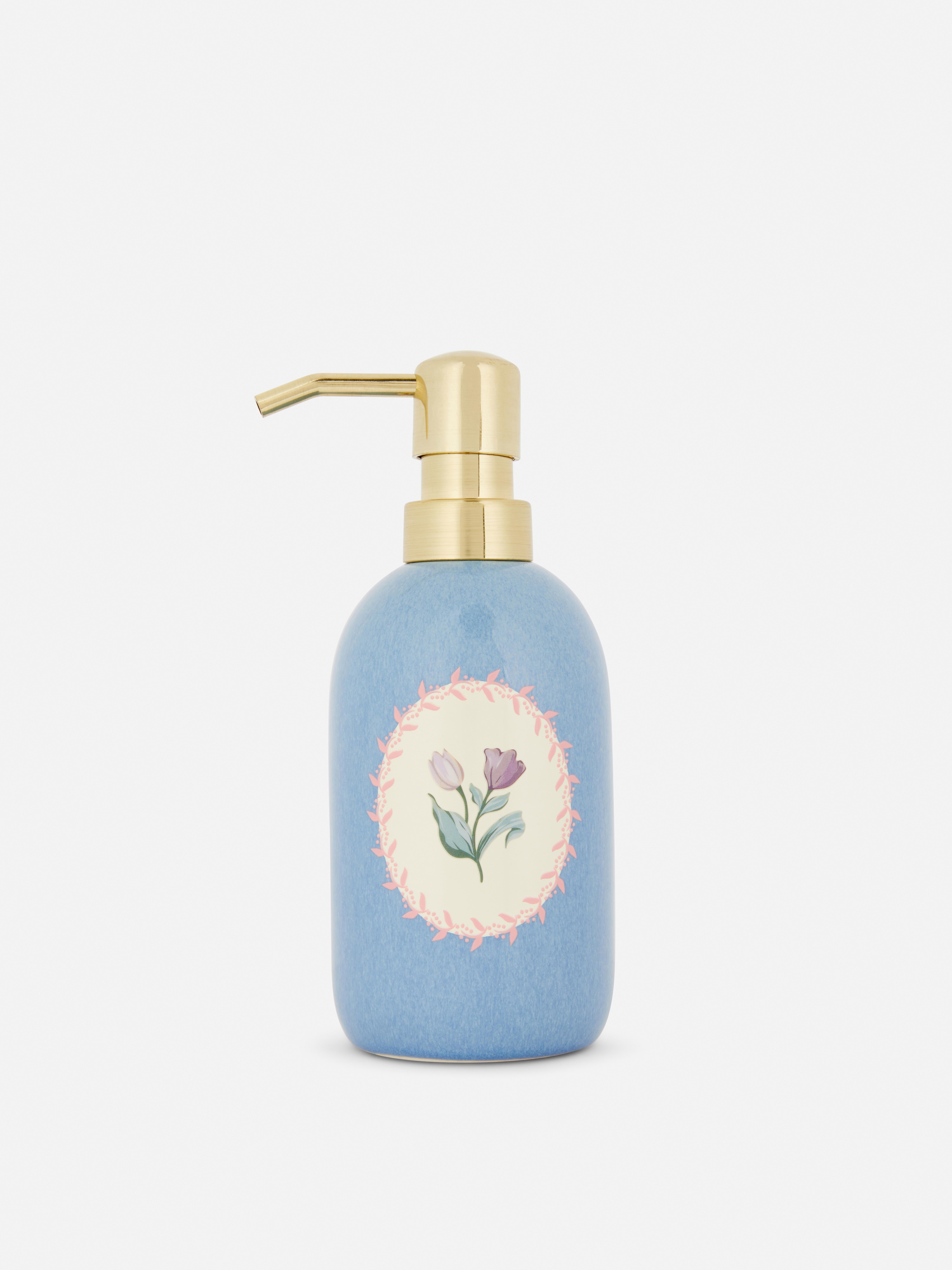 Retro Floral Soap Dispencer