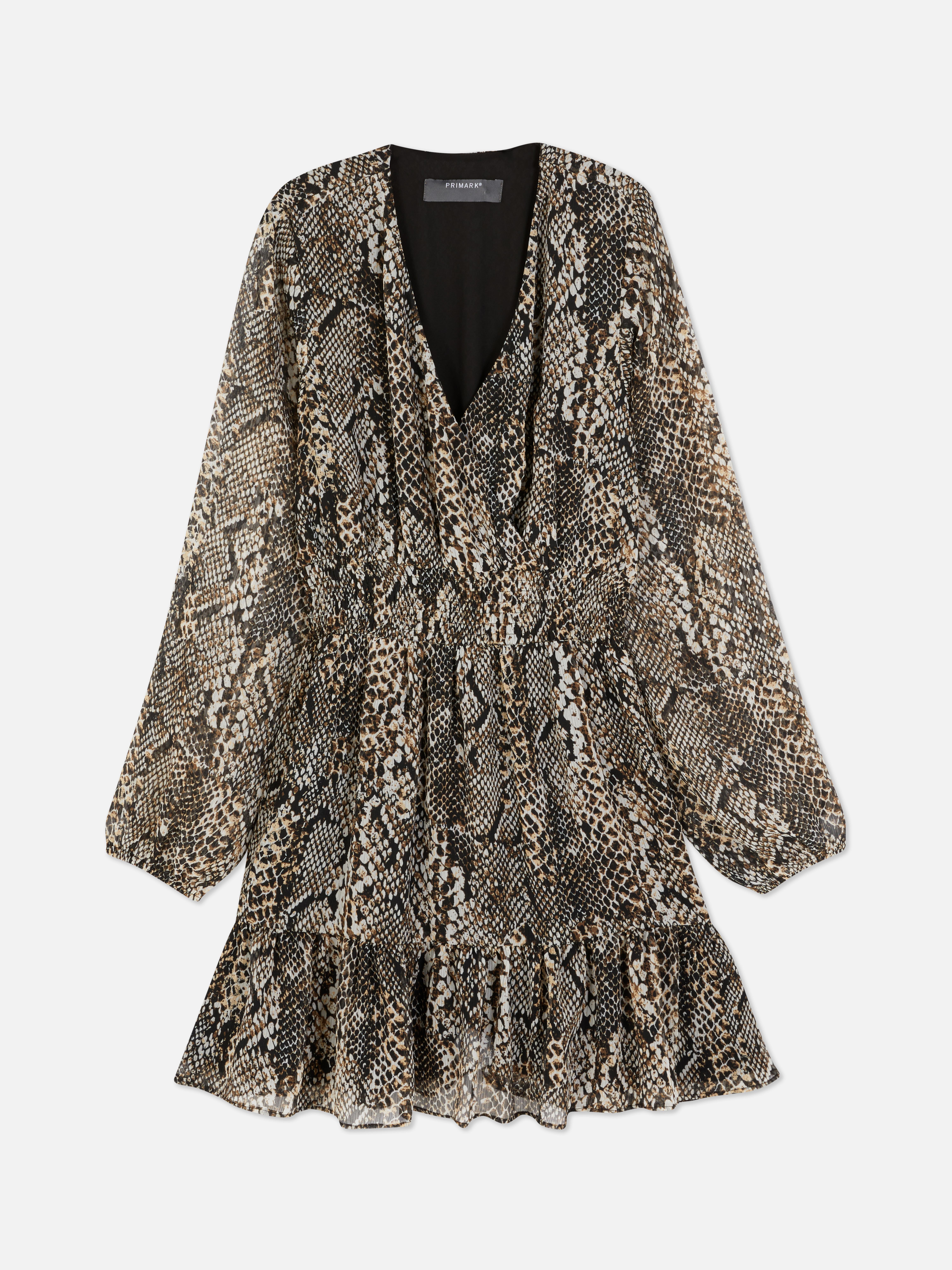 Primark snake print dress sale