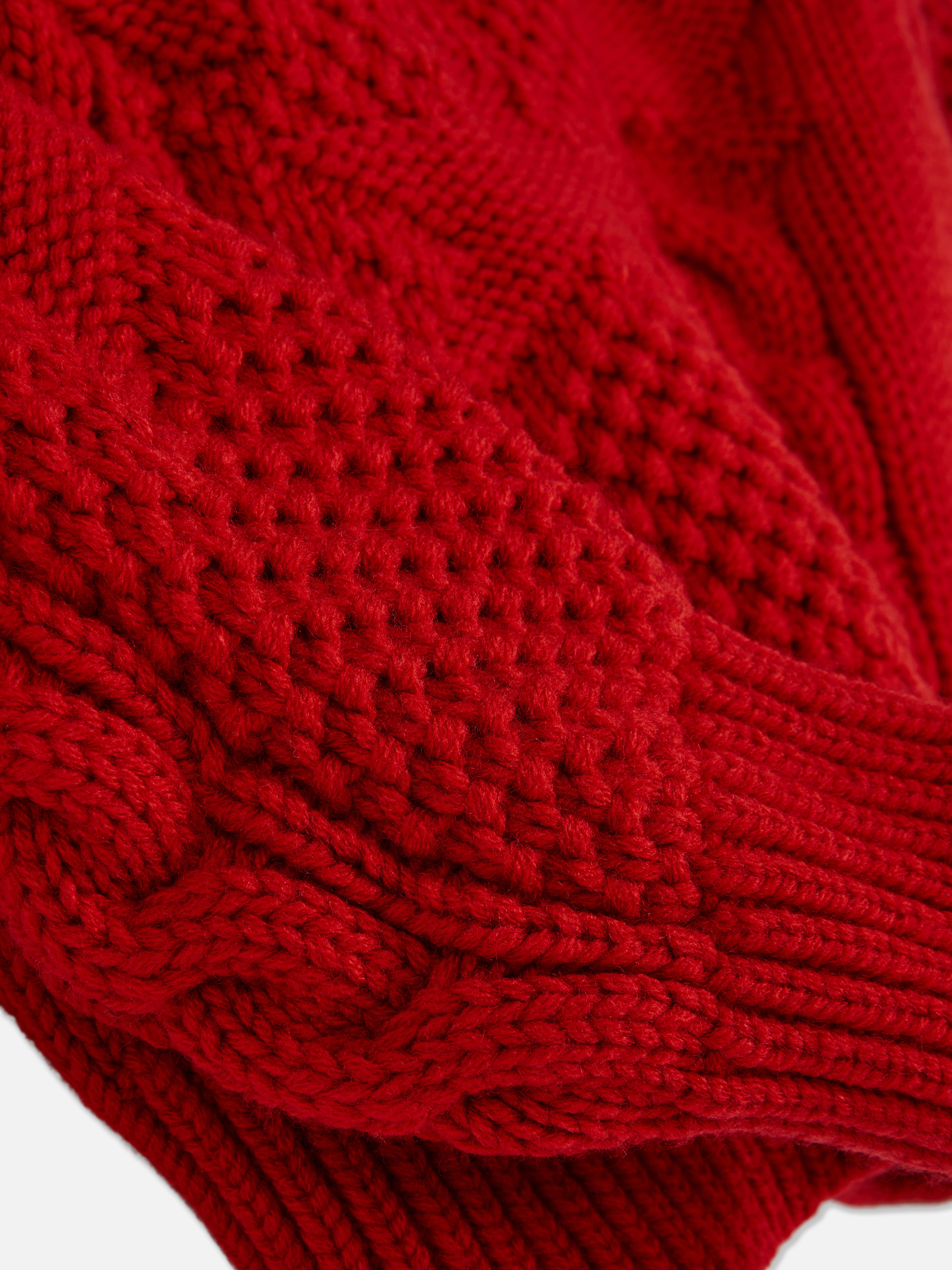 Maglia lavorata a trecce bandiera americana