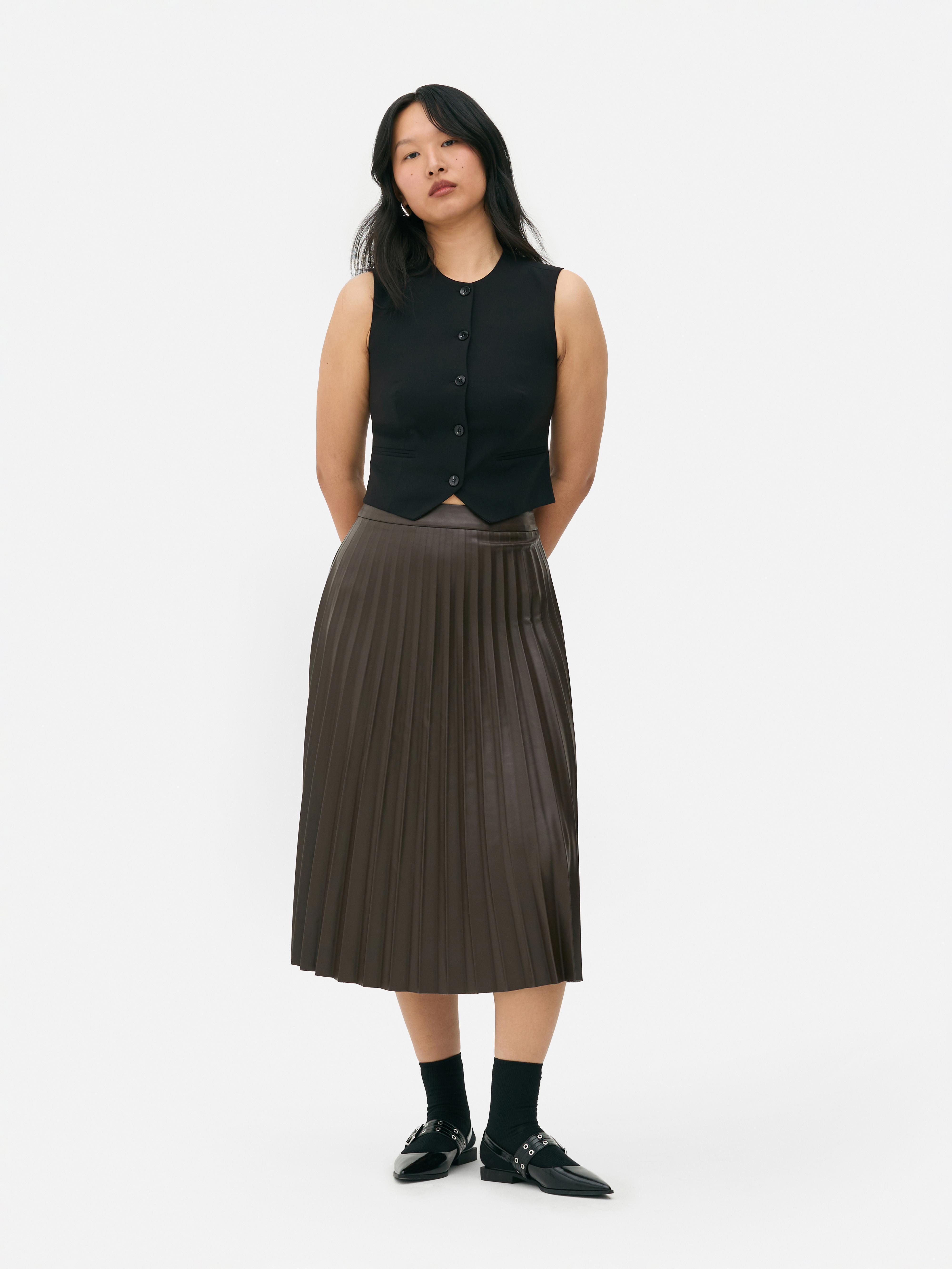 Women's Black Formal Tailored Vest Primark